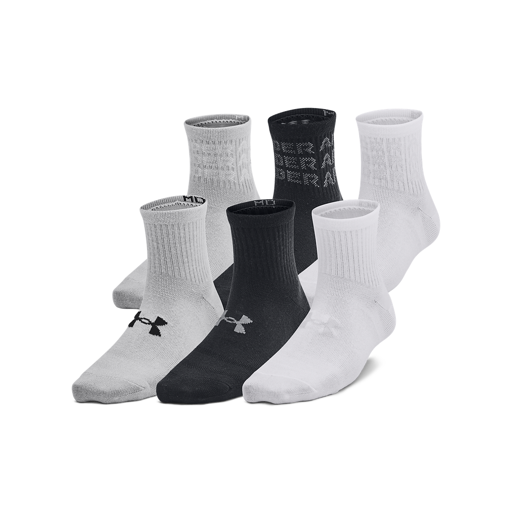 Youth Essential Quarter Socks, 6 Pack