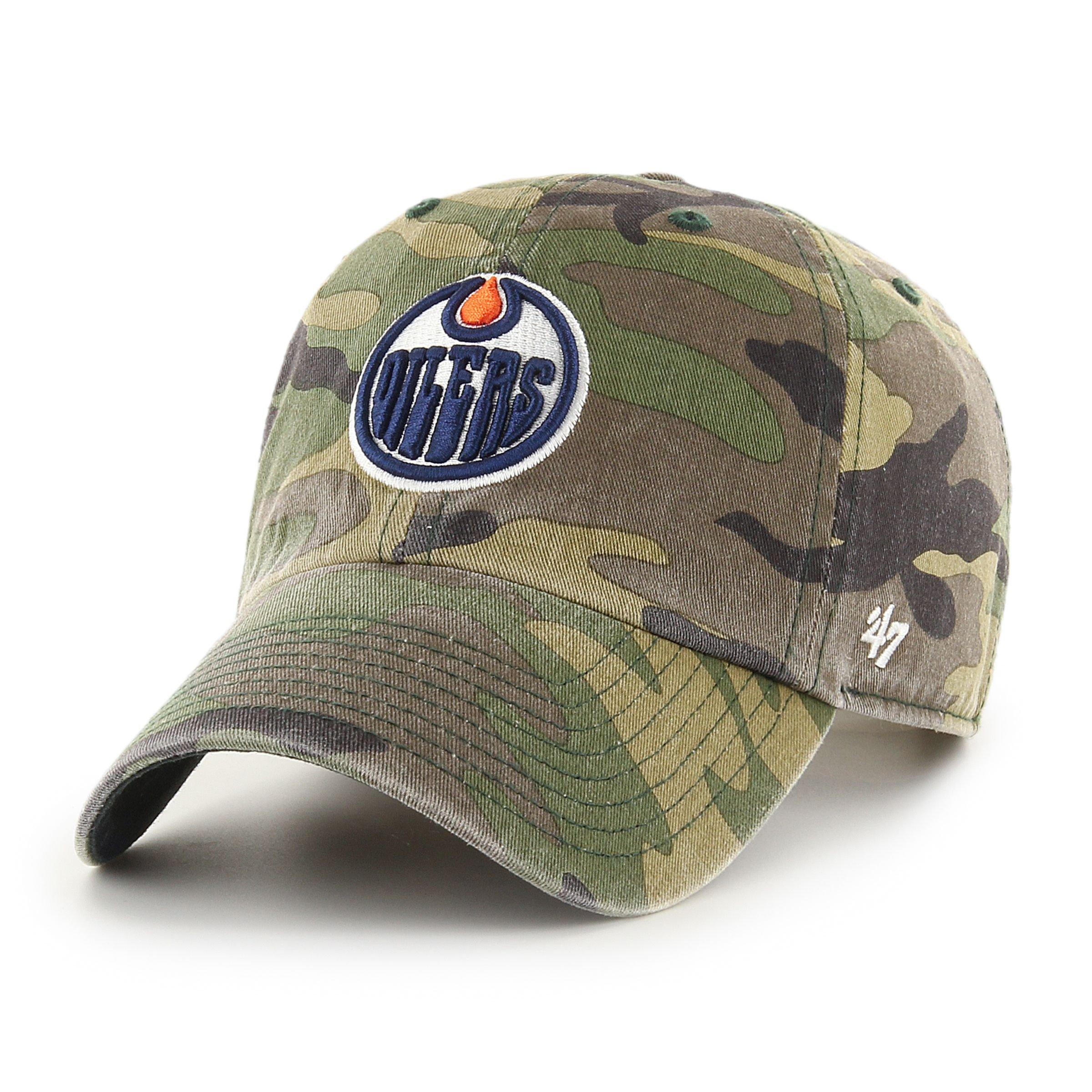 Men's Oilers Camo Clean Up Cap