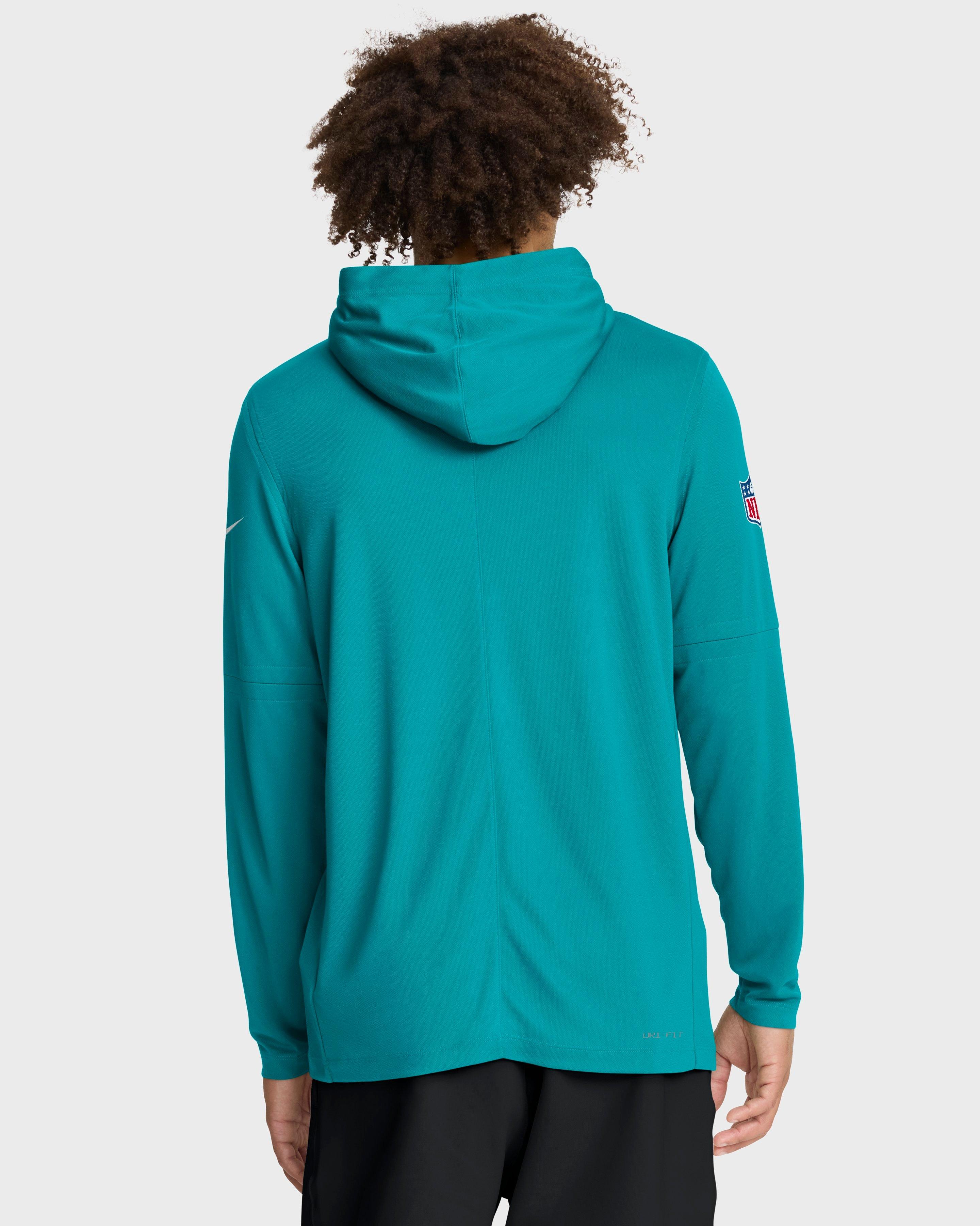 Men's Miami Dolphins Lightweight Sideline Hoodie