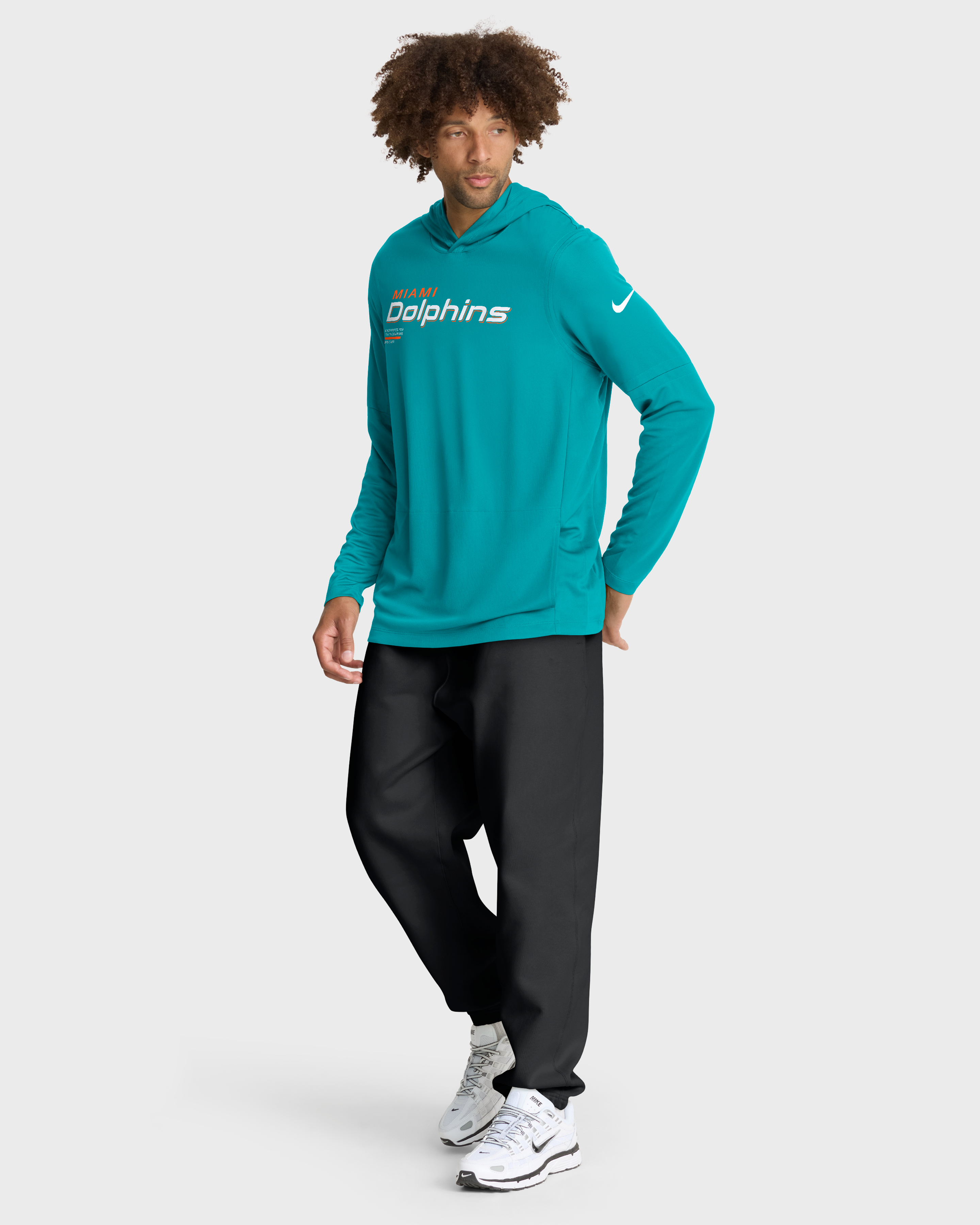 Men's Miami Dolphins Lightweight Sideline Hoodie