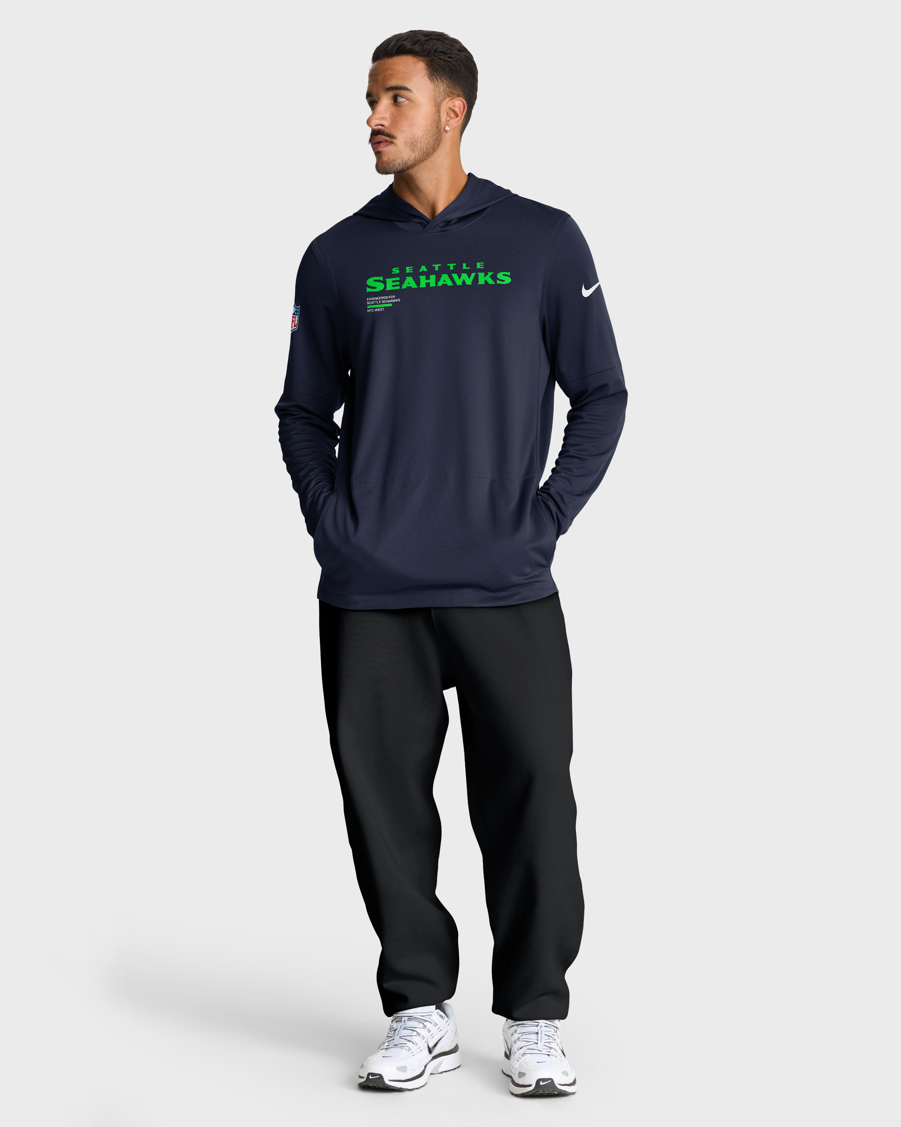 Men's Seattle Seahawks Lightweight Sideline Hoodie