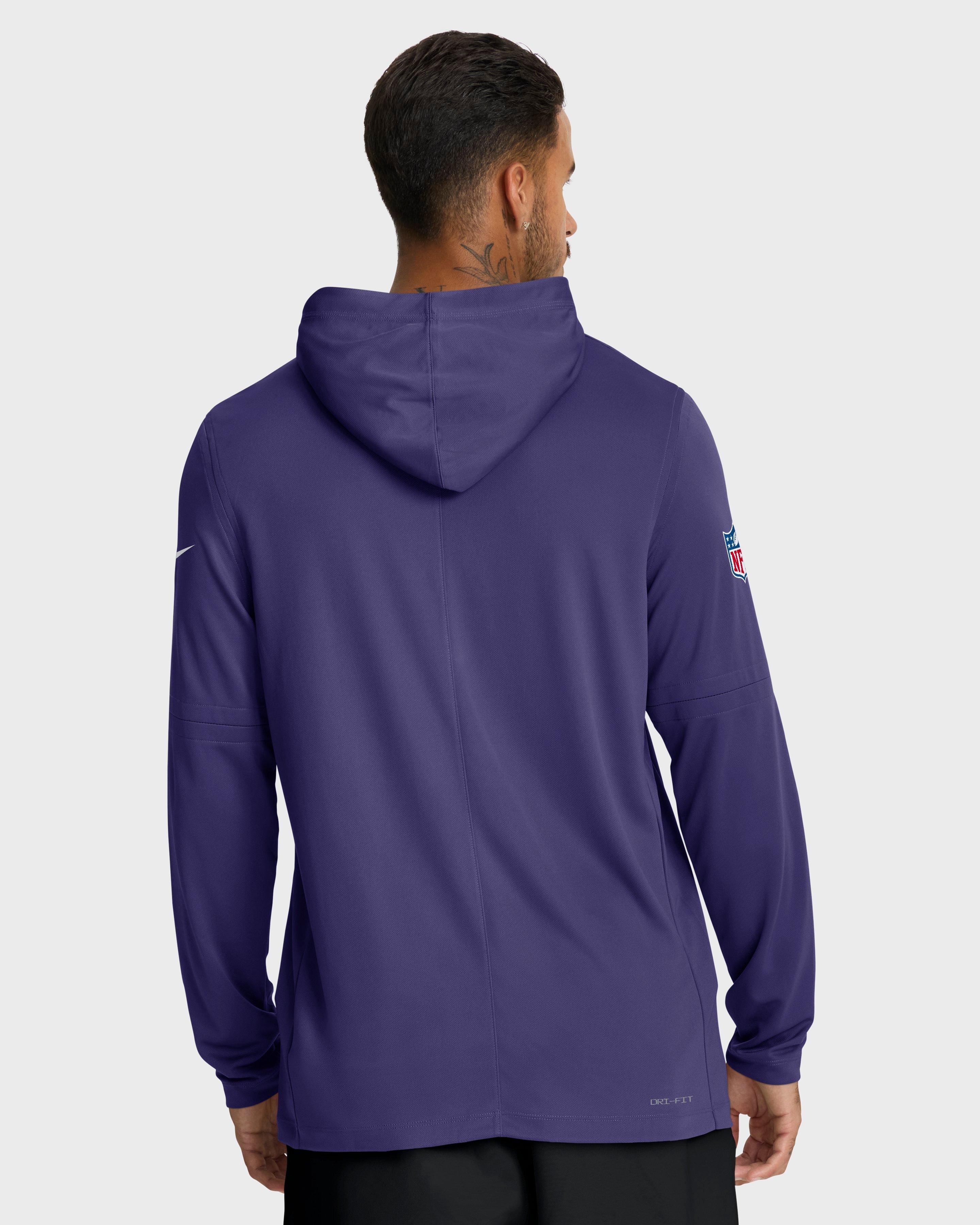 Men's Baltimore Ravens Lightweight Sideline Hoodie