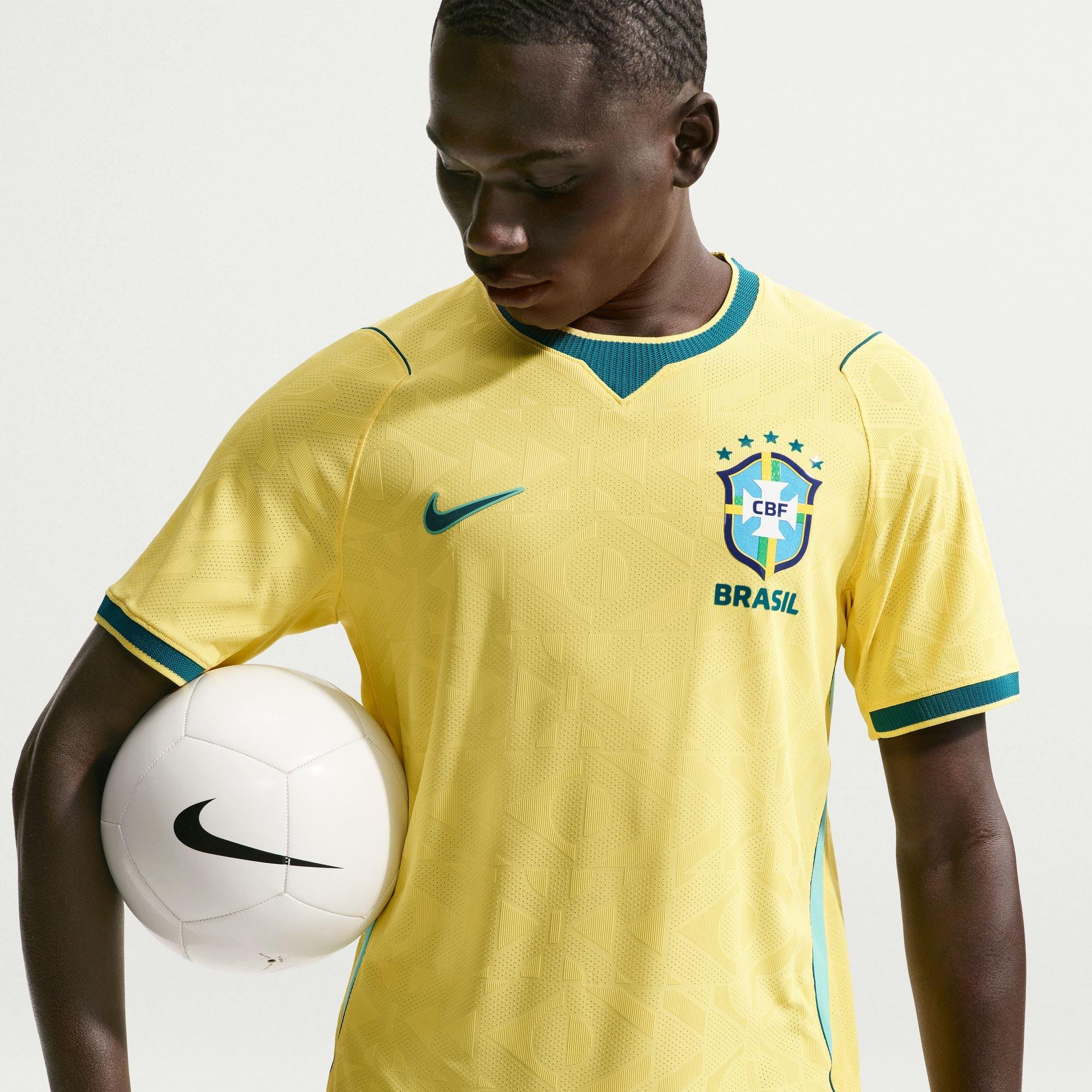 Men's CBF Brazil FIFA World Cup 2026 Dri-Fit Advantage Match Jersey, Home