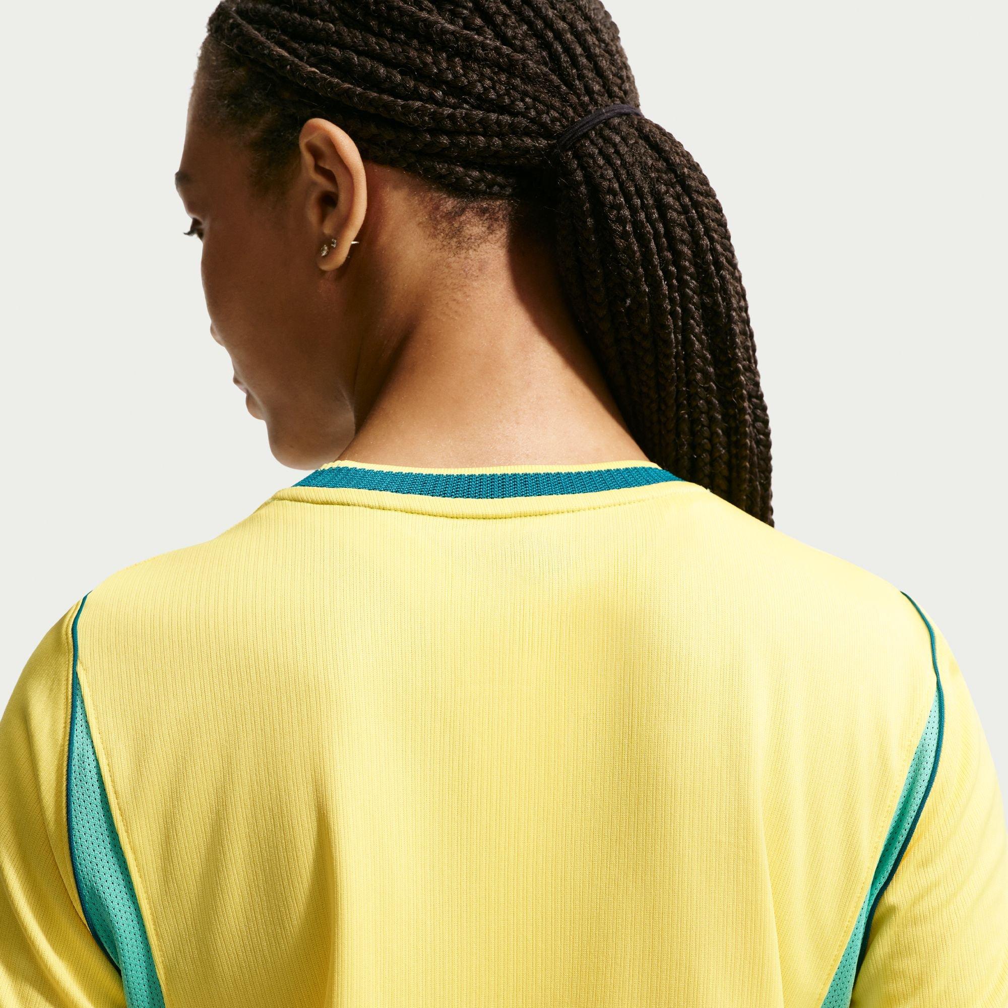 Women's CBF Brazil FIFA World Cup 2026 Dri-Fit Stadium Jersey, Home