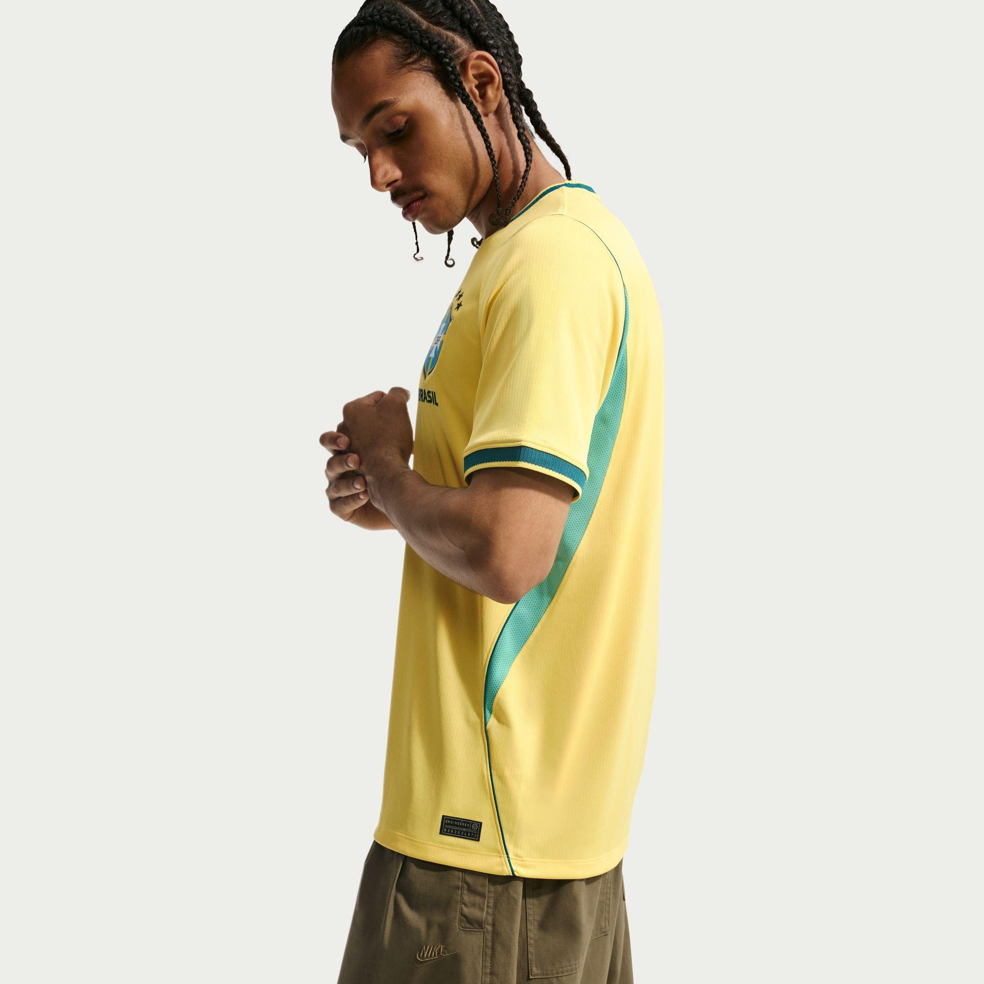 Men's CBF Brasil FIFA World Cup 2026 Dri-Fit Stadium Jersey, Home