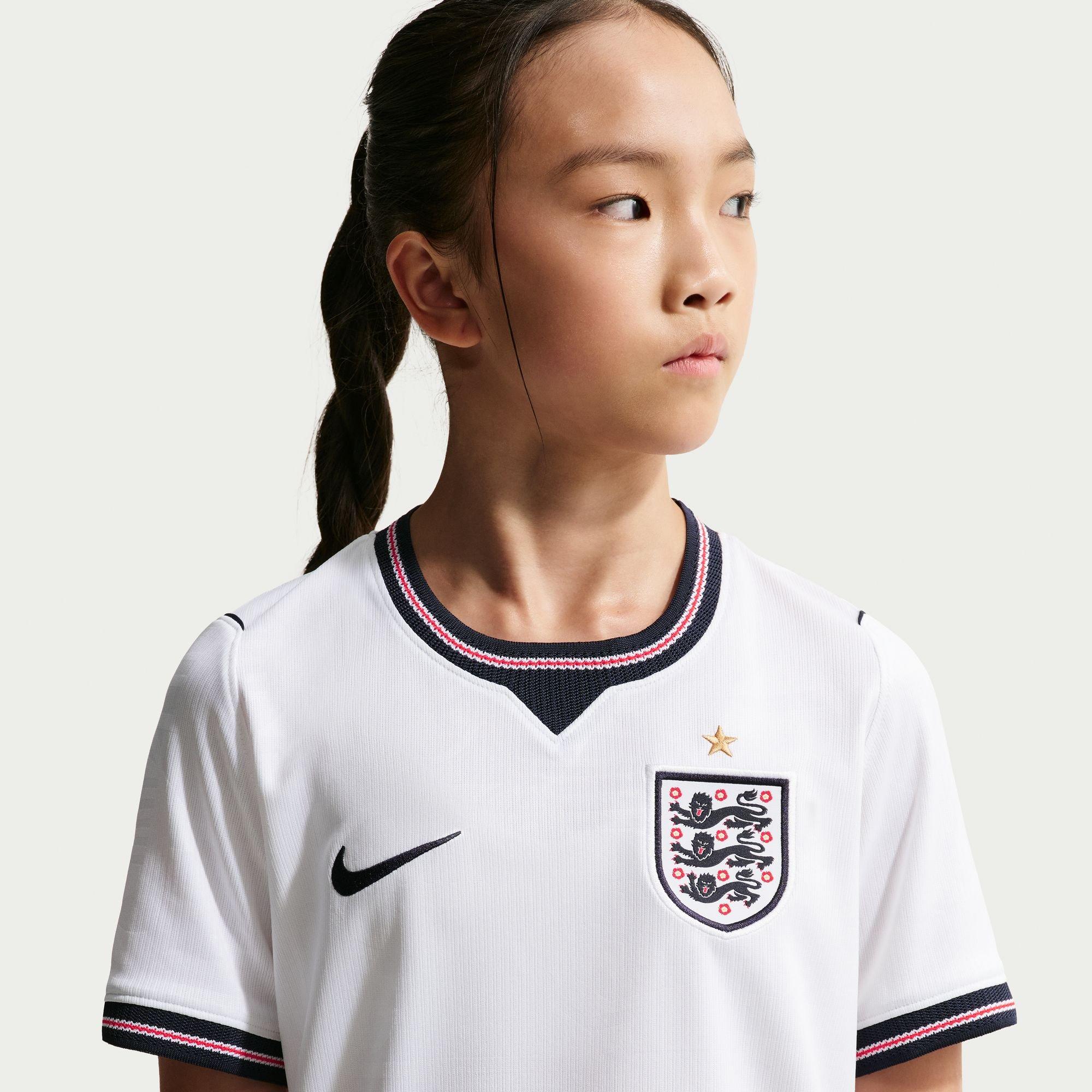 Kids' FA England FIFA World Cup 2026 Dri-Fit Stadium Jersey, Home