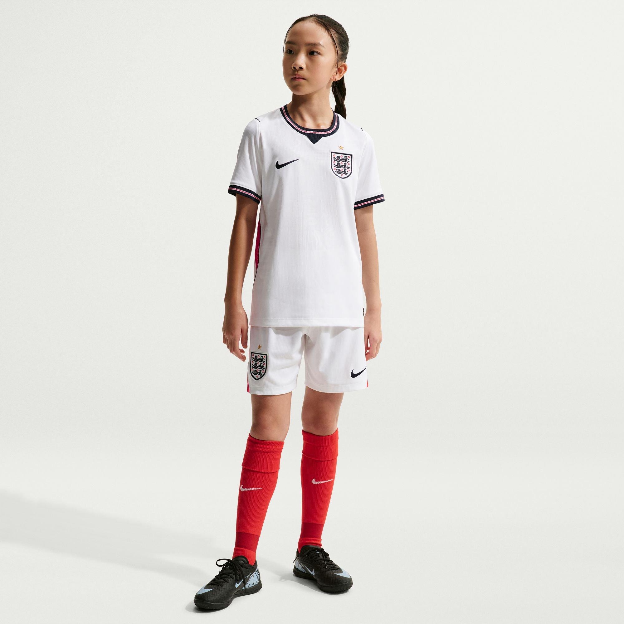 Kids' FA England FIFA World Cup 2026 Dri-Fit Stadium Jersey, Home