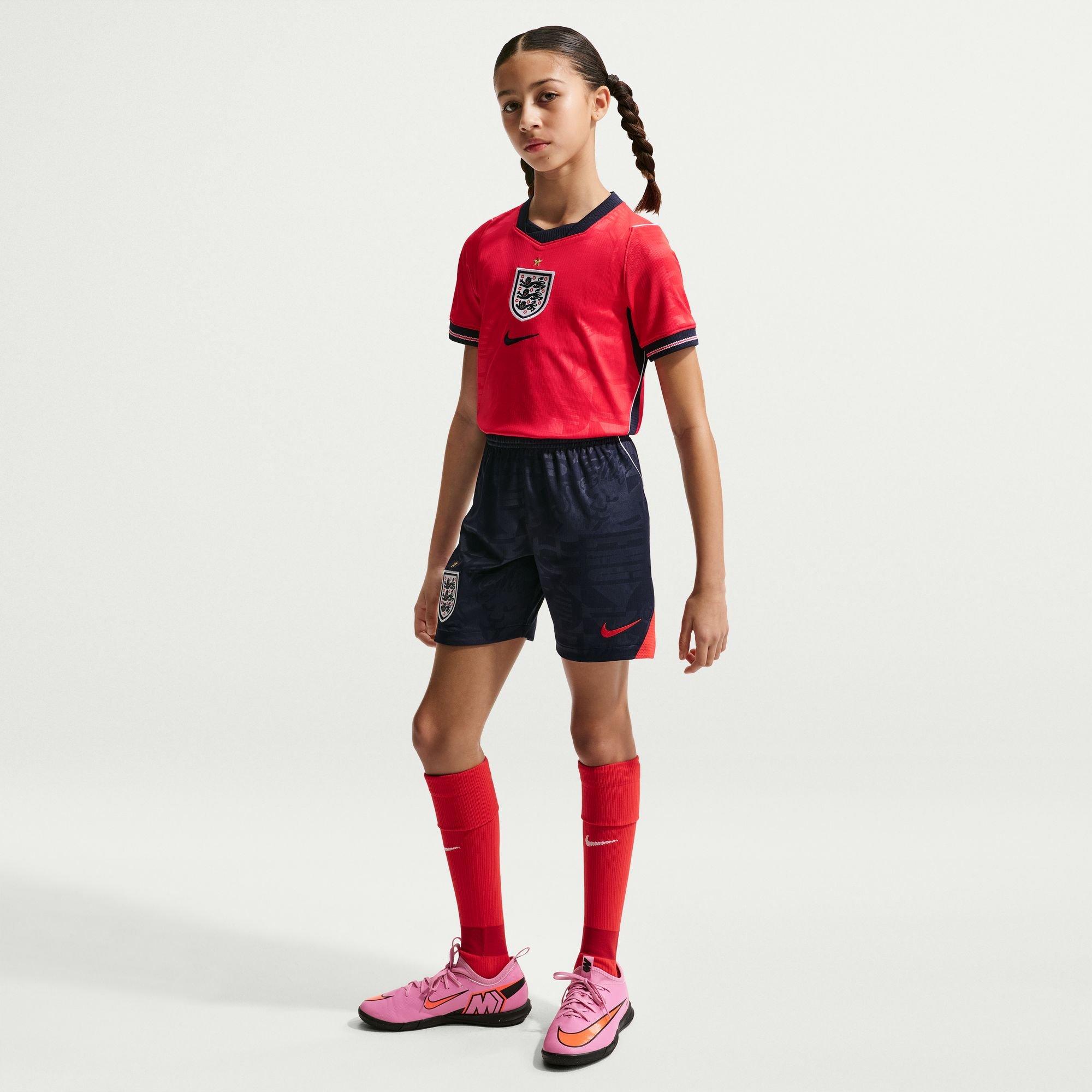 Kids' FA England FIFA World Cup 2026 Dri-Fit Stadium Jersey, Away