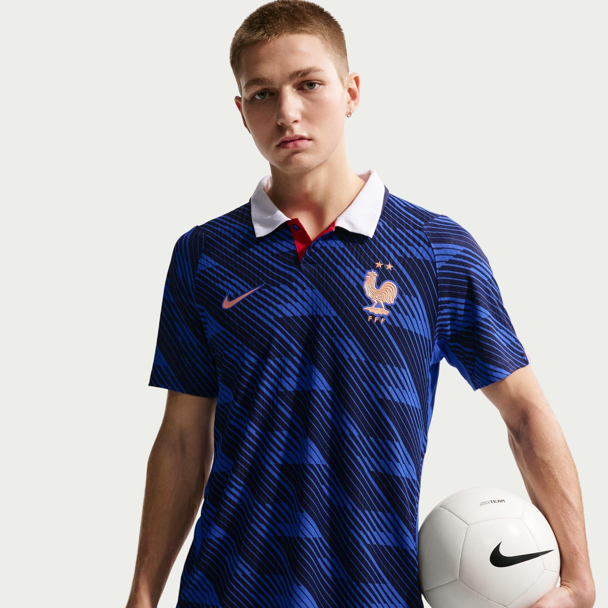 Men's FFF France FIFA World Cup 2026 Dri-Fit Advantage Match Jersey, Home