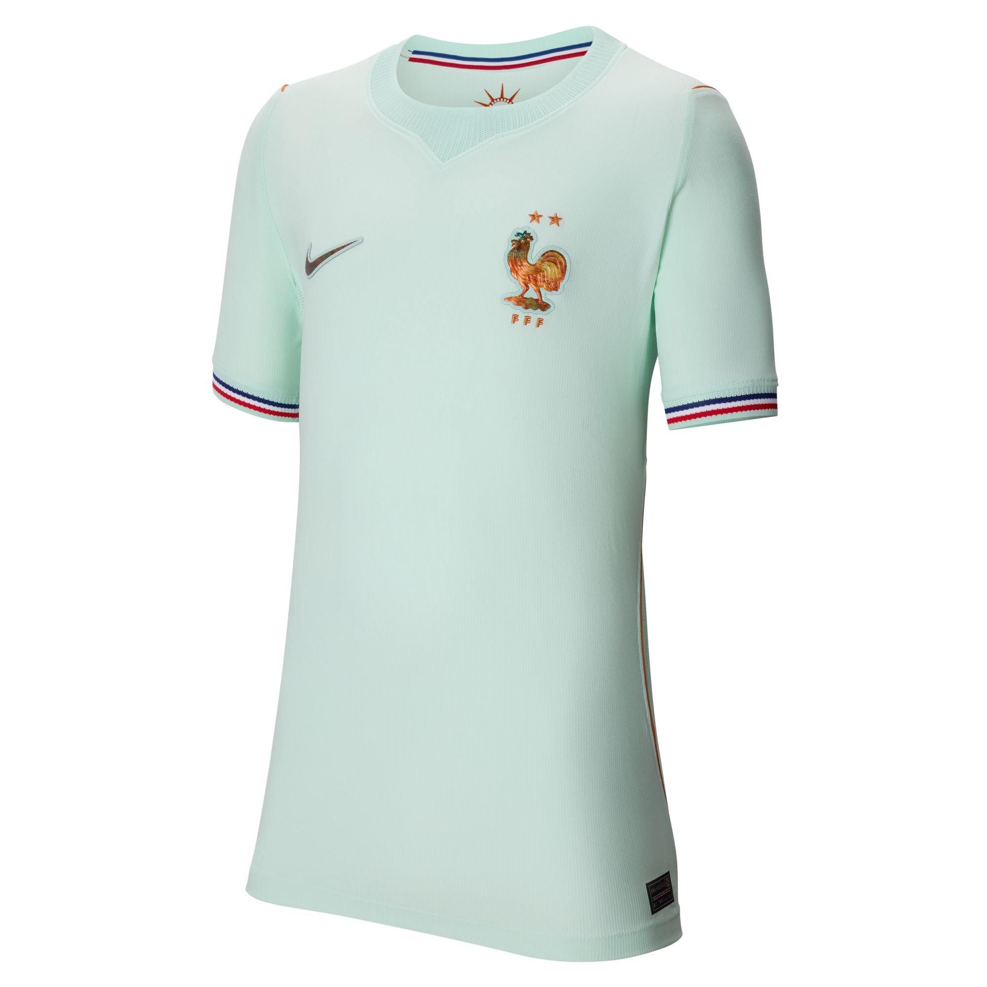 Kids' FFF France FIFA World Cup 2026 Dri-Fit Stadium Jersey, Away