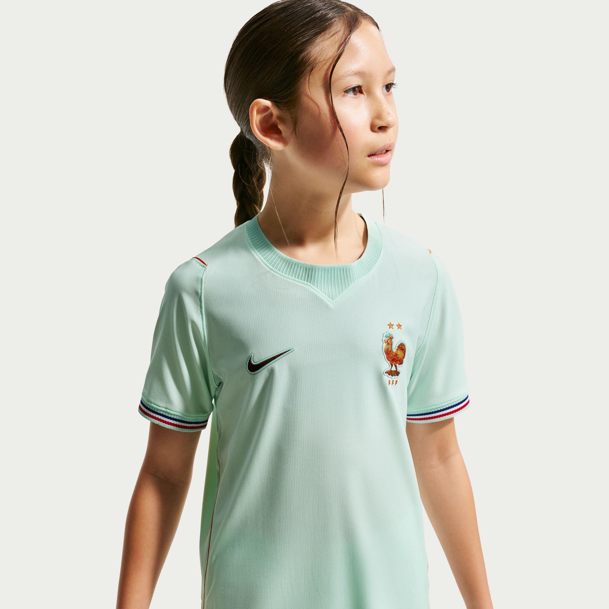 Kids' FFF France FIFA World Cup 2026 Dri-Fit Stadium Jersey, Away