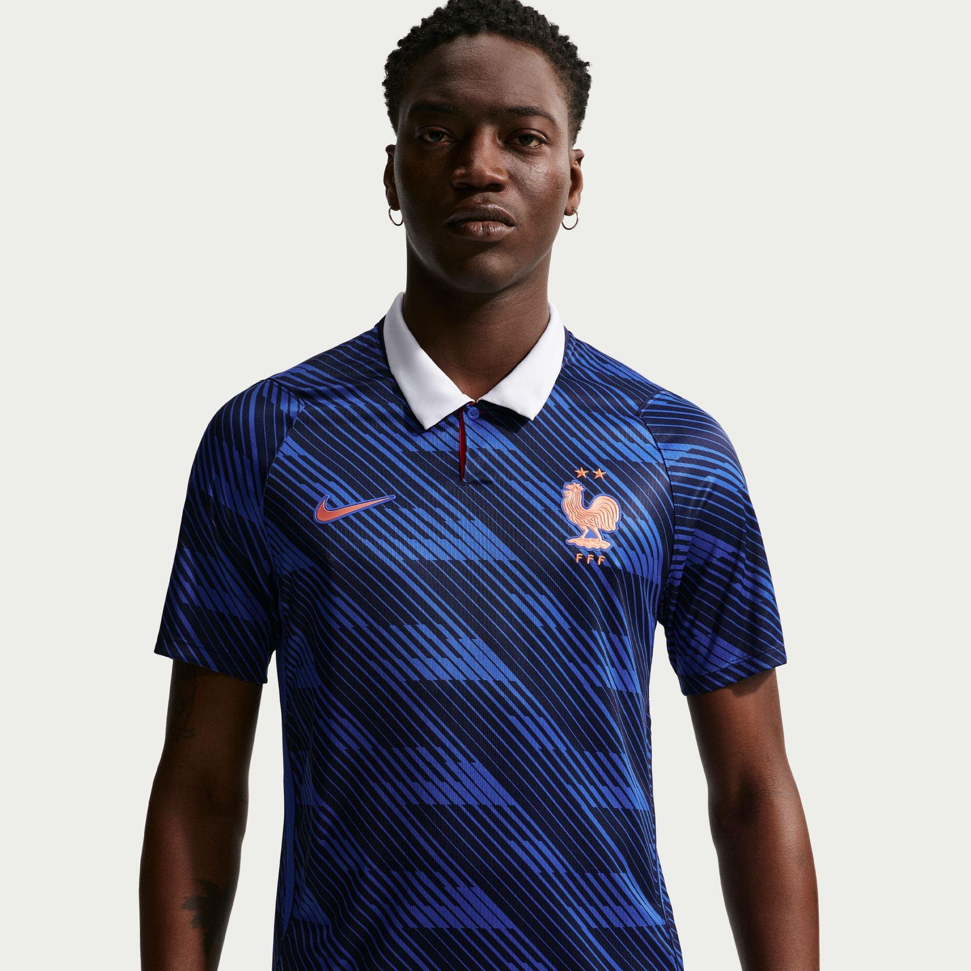 Men's FFF France FIFA World Cup 2026 Dri-Fit Stadium Jersey, Home