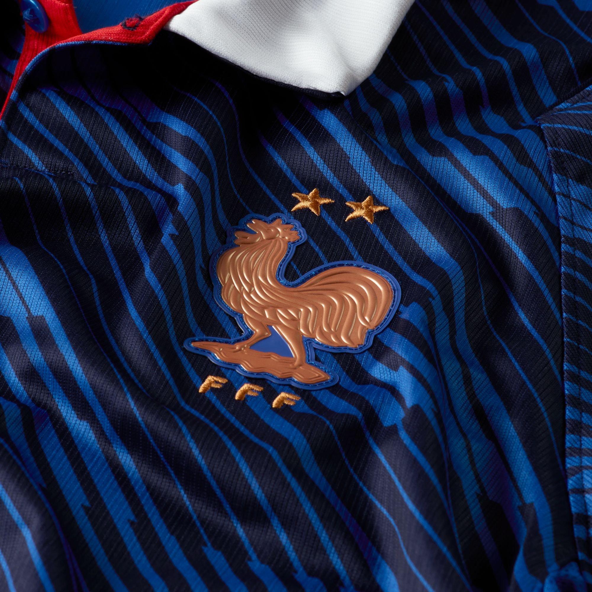 Men's FFF France FIFA World Cup 2026 Dri-Fit Stadium Jersey, Home