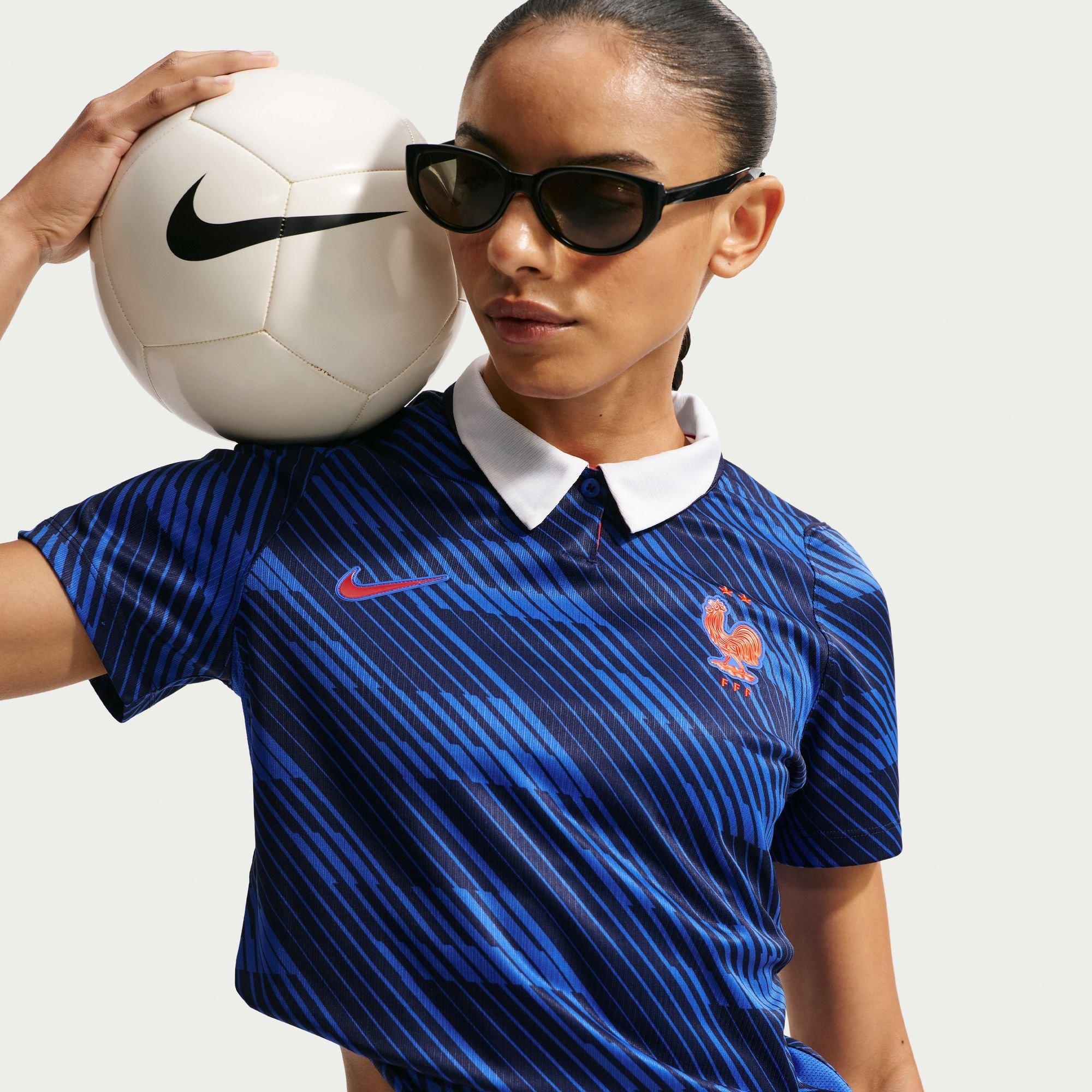 Women's FFF France FIFA World Cup 2026 Dri-Fit Stadium Jersey, Home