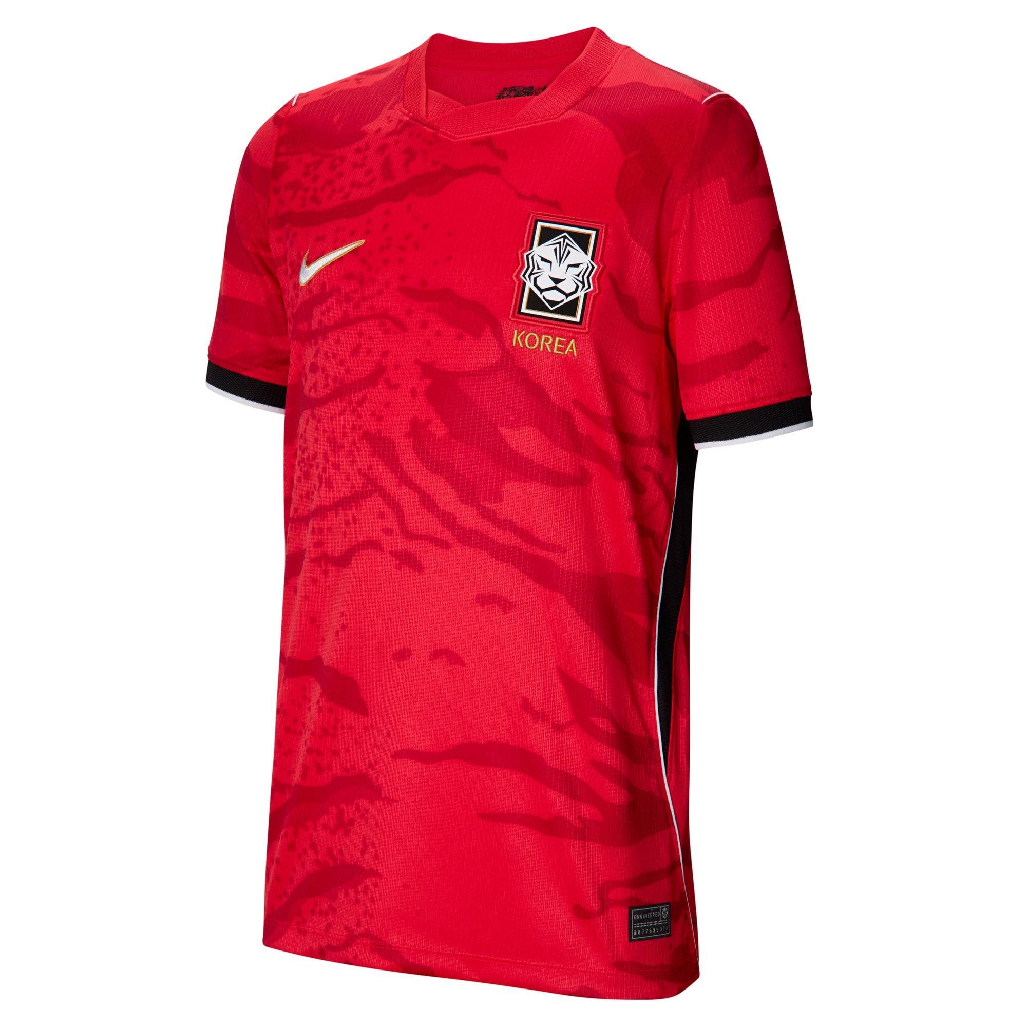 Kids' KFA Korea FIFA World Cup 2026 Dri-Fit Stadium Jersey, Home