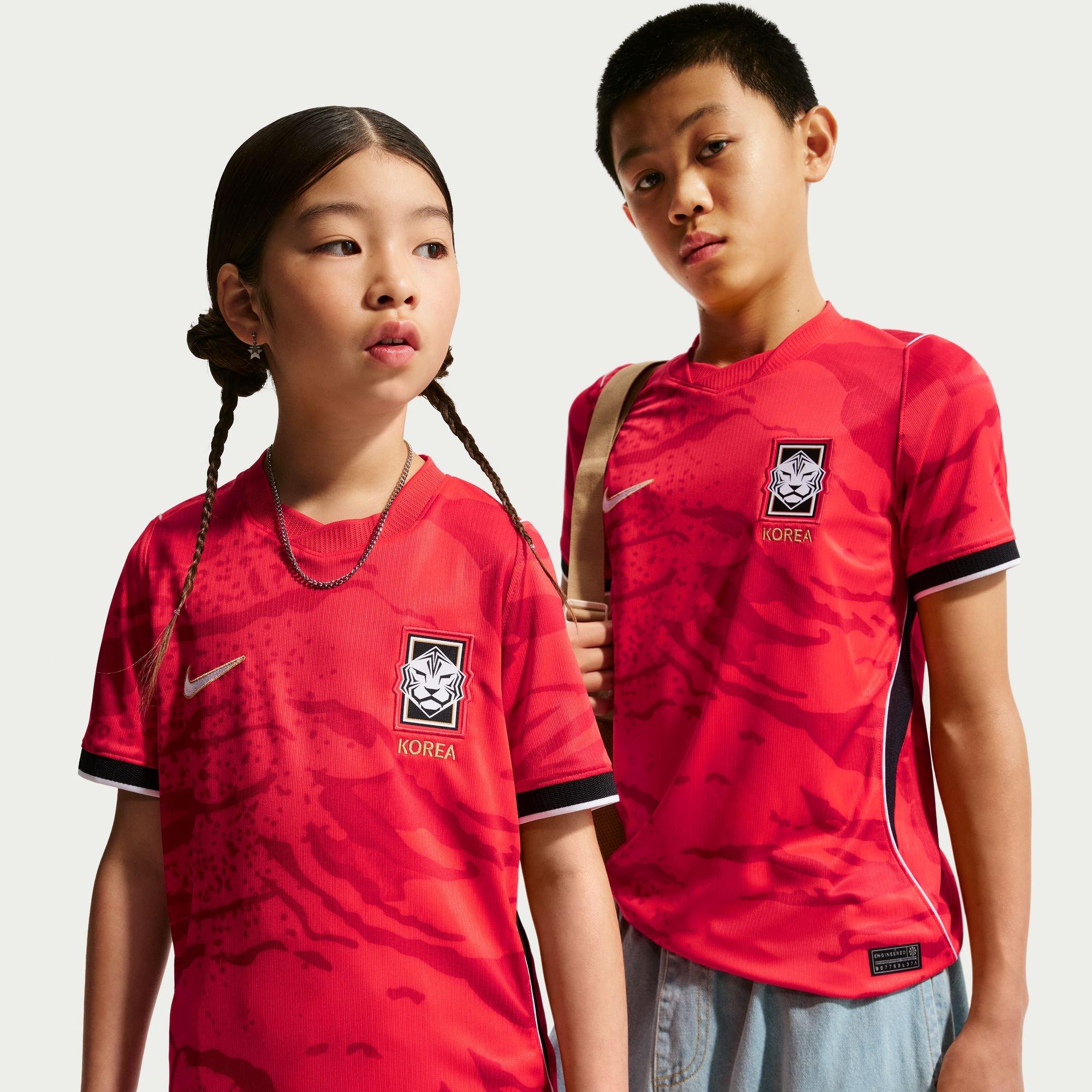 Kids' KFA Korea FIFA World Cup 2026 Dri-Fit Stadium Jersey, Home