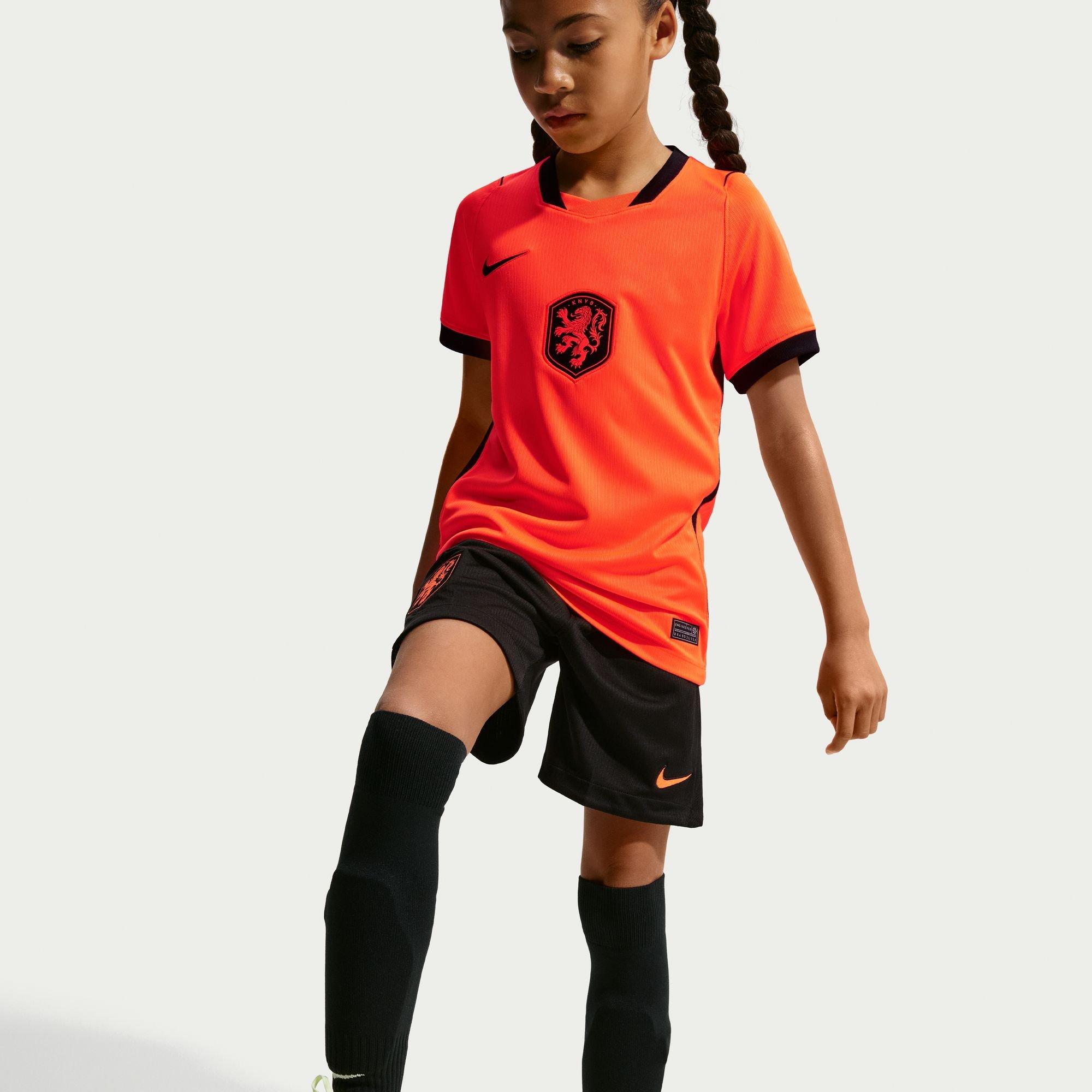 Kids' KNVB Netherlands FIFA World Cup 2026 Dri-Fit Stadium Jersey, Home
