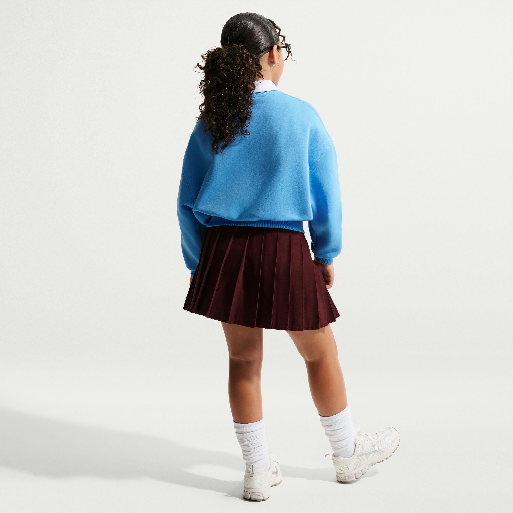 Girls' Sportswear Boxy Club Fleece Crewneck