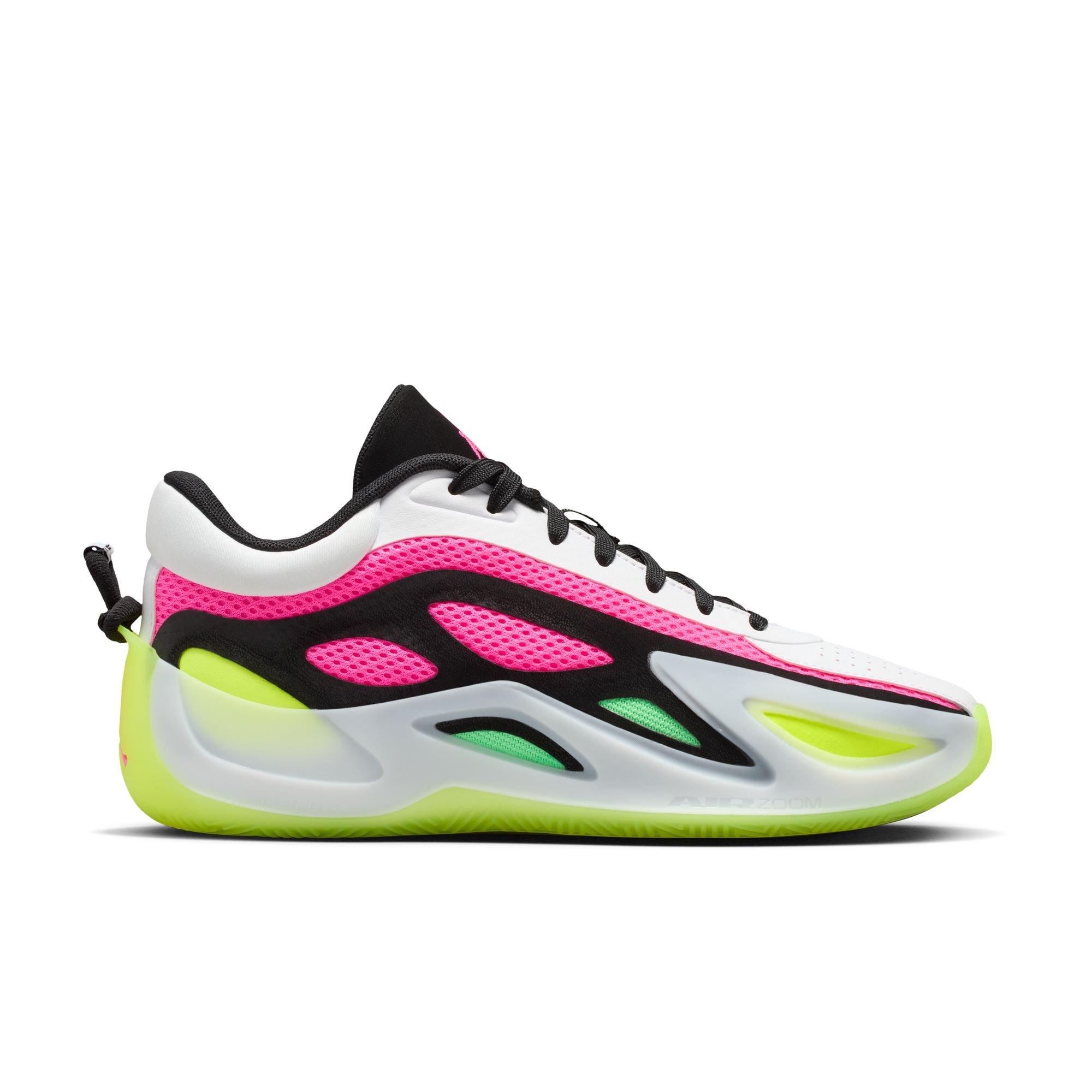 White/Pink Blast/Black/Lt Lucid Green