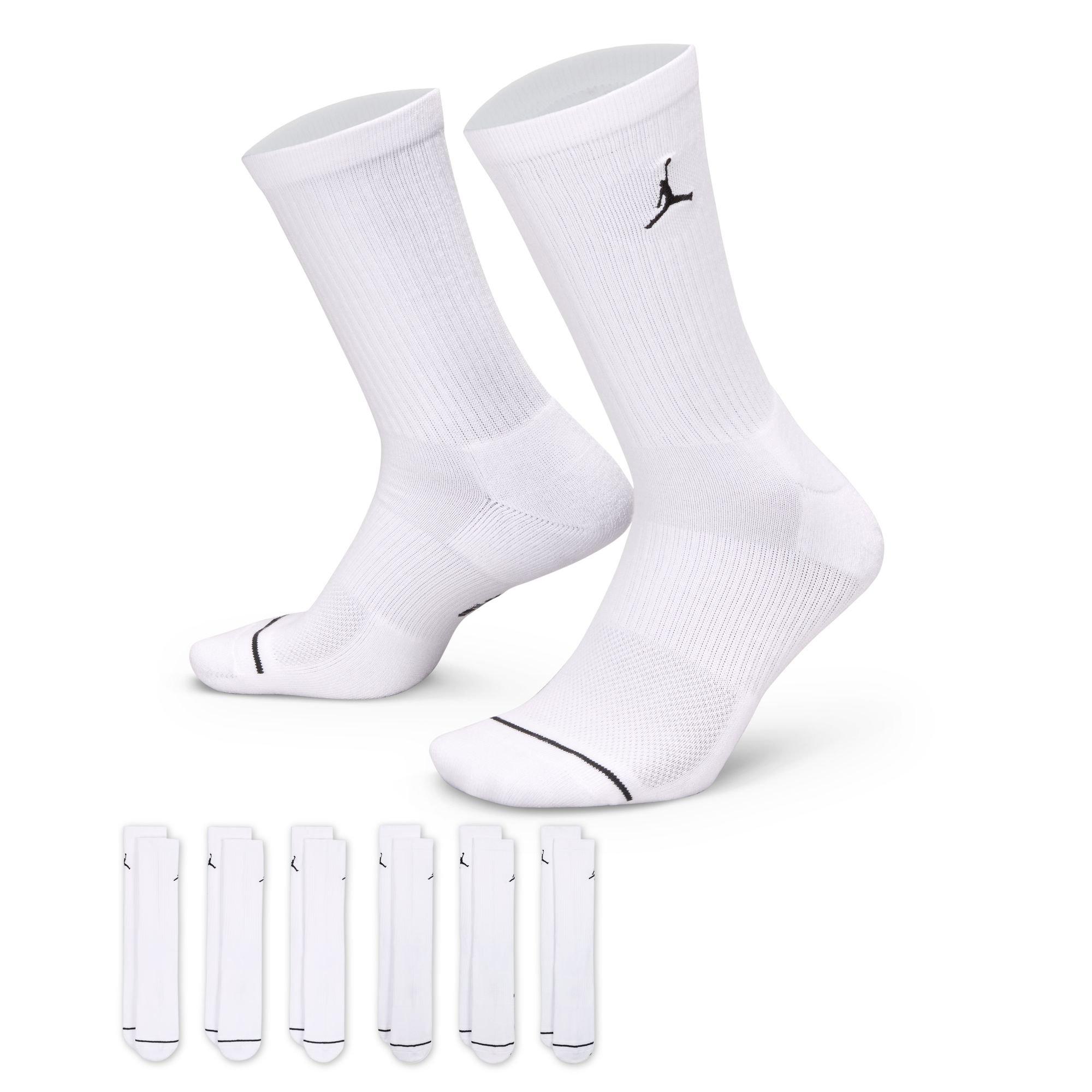 Men's Everyday Cushioned Crew Socks, 6 Pack