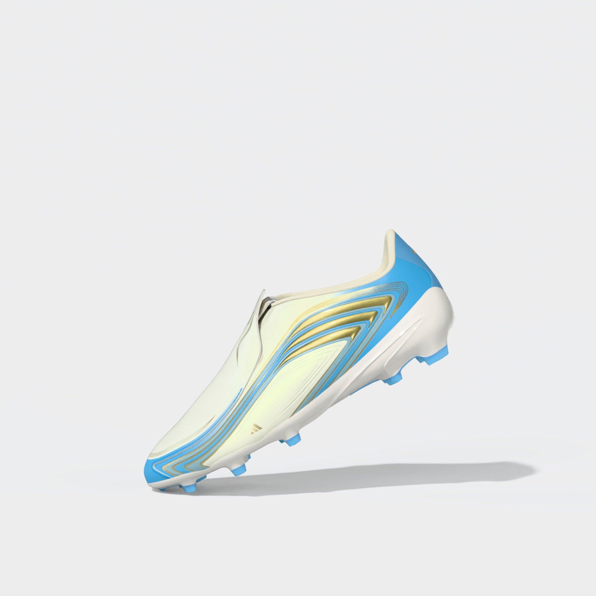 Kids' F50 Messi League Laceless Firm Ground Soccer Cleats