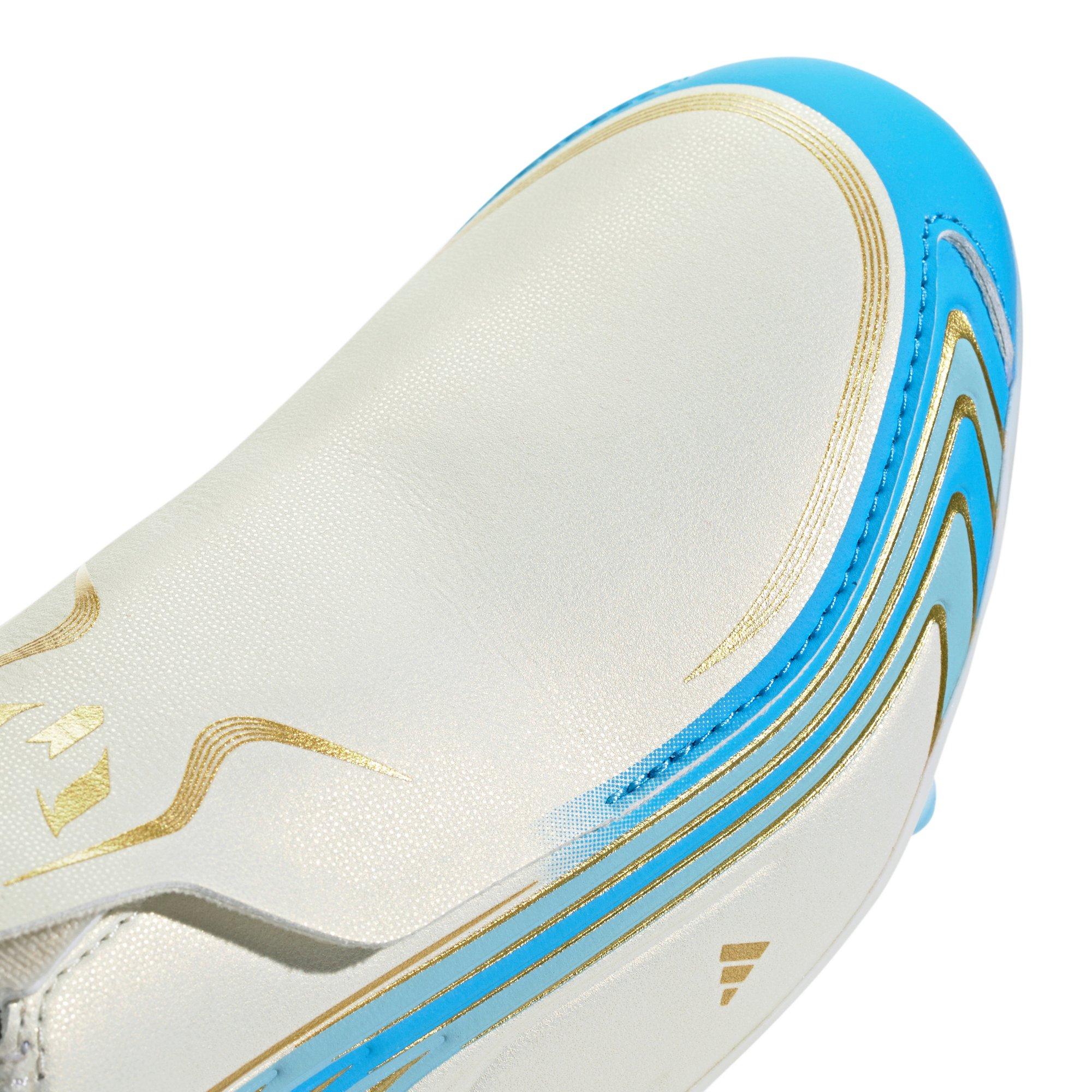 Kids' F50 Messi League Laceless Firm Ground Soccer Cleats
