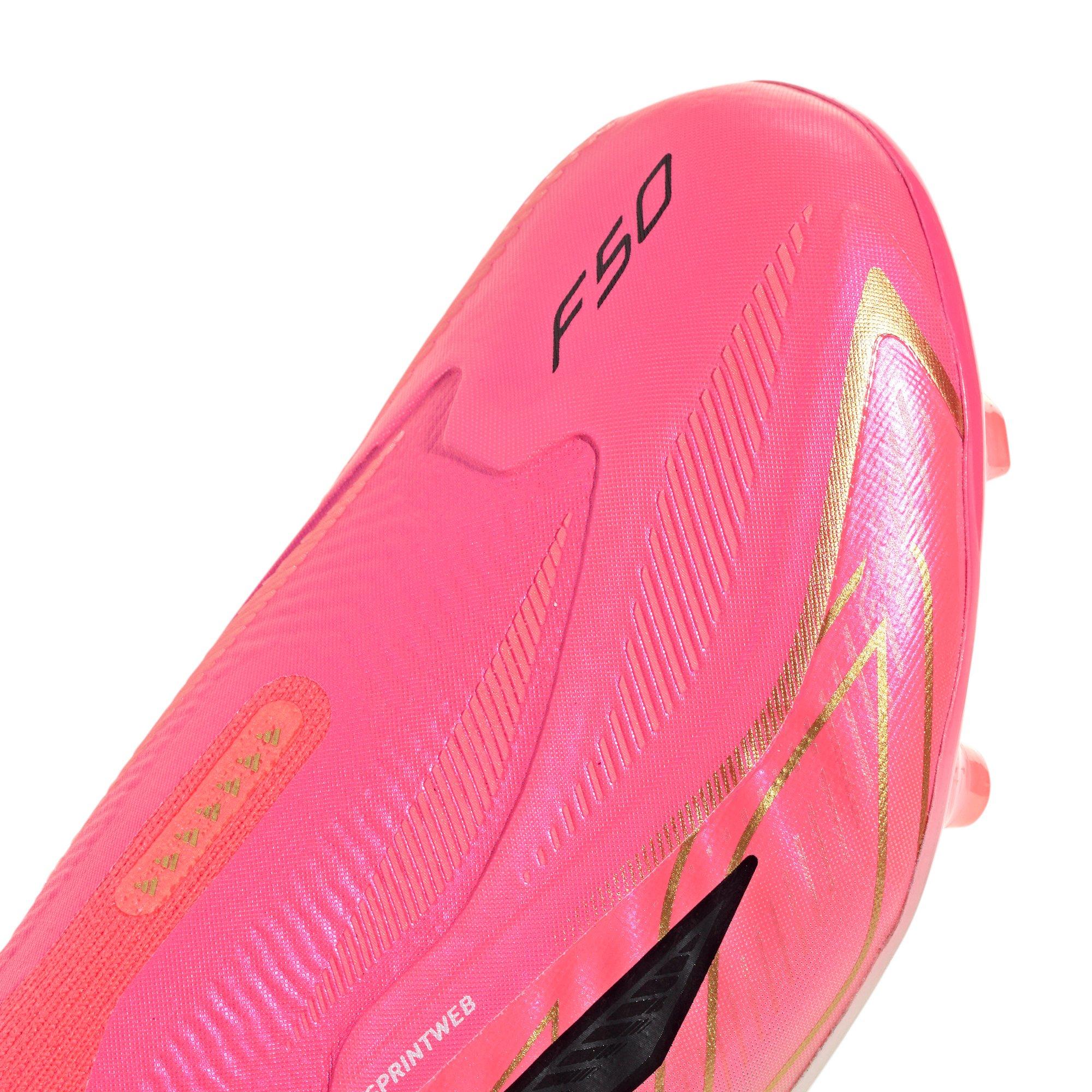 Kids' F50 Hyperfast Elite Laceless Firm Ground Soccer Cleats