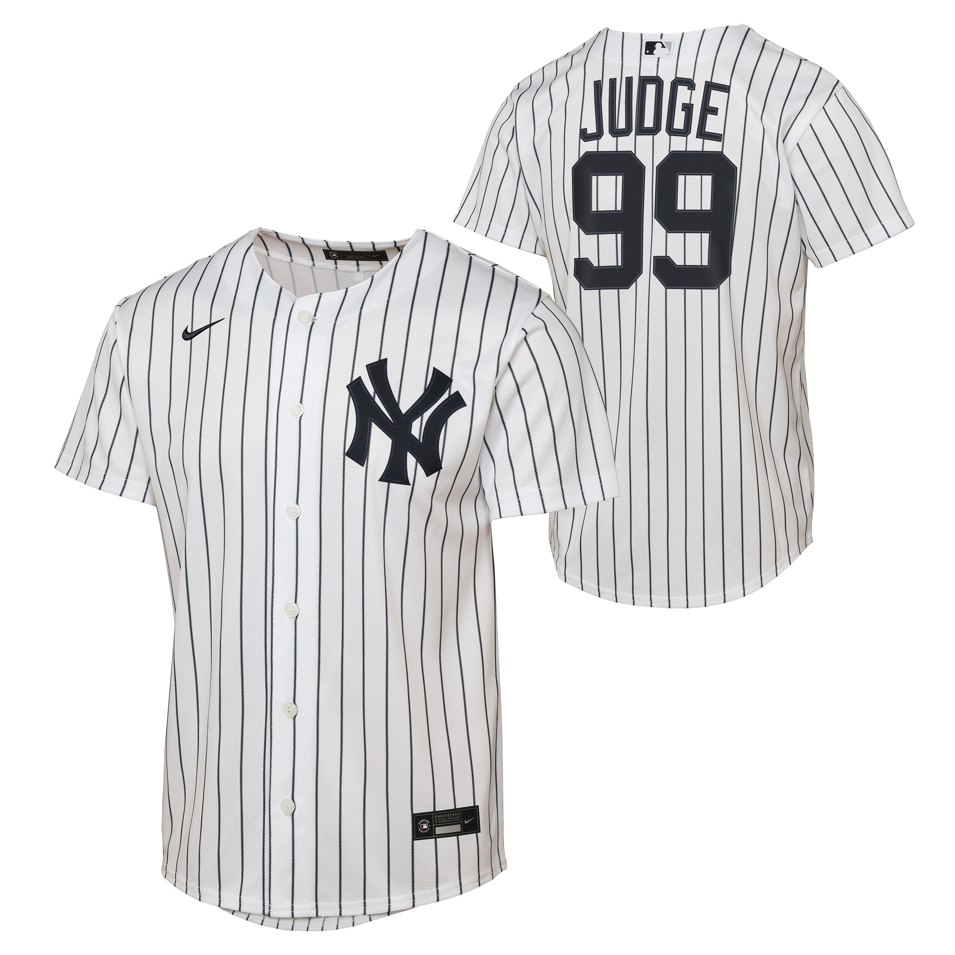 Kids' MLB 2026 New York Yankees Aaron Judge Baseline Jersey