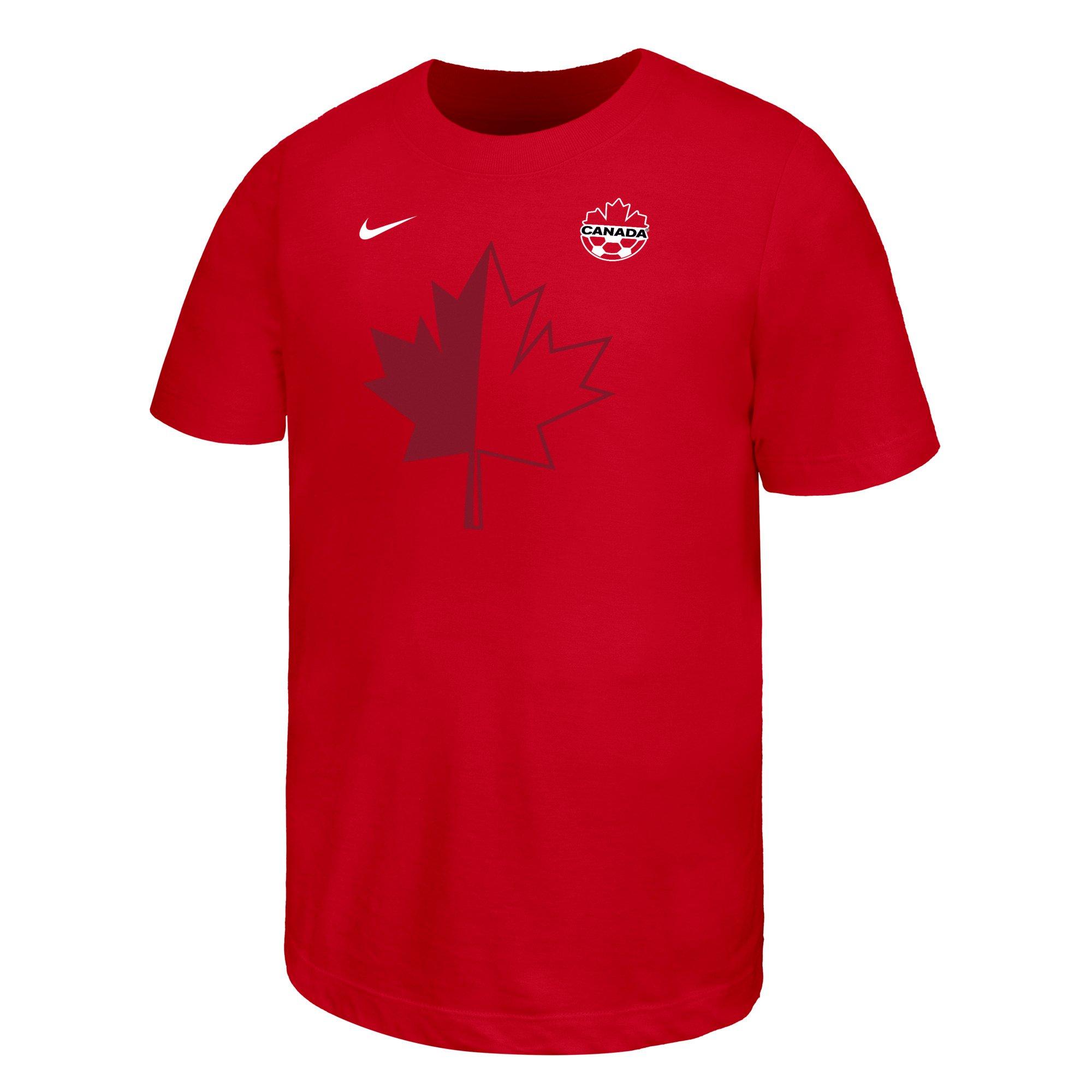 Kids' Team Canada FIFA World Cup 2026 Soccer Core Cotton Short Sleeve T-Shirt