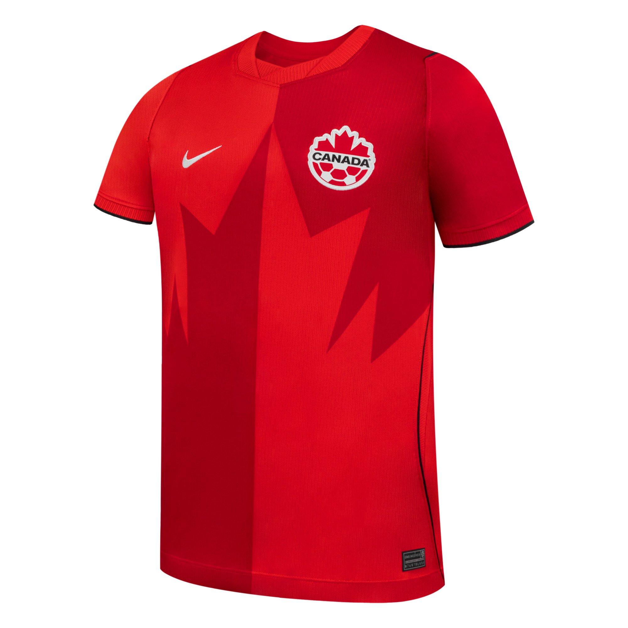 Kids' Team Canada FIFA World Cup 2026 Stadium Home Jersey