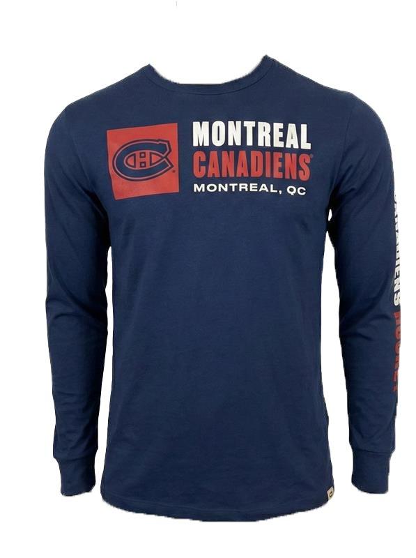 Men's Montreal Canadiens Goal Crease Long Sleeve Shirt