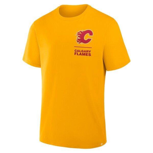 Men's Calgary Flames Crash The Net T-Shirt