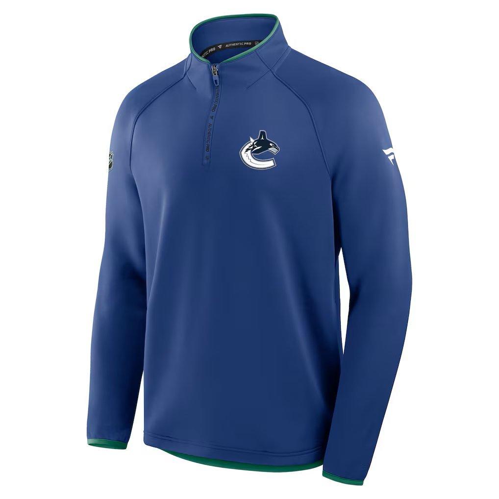Men's Vancouver Canucks Authentic Pro Rink Quarter-Zip