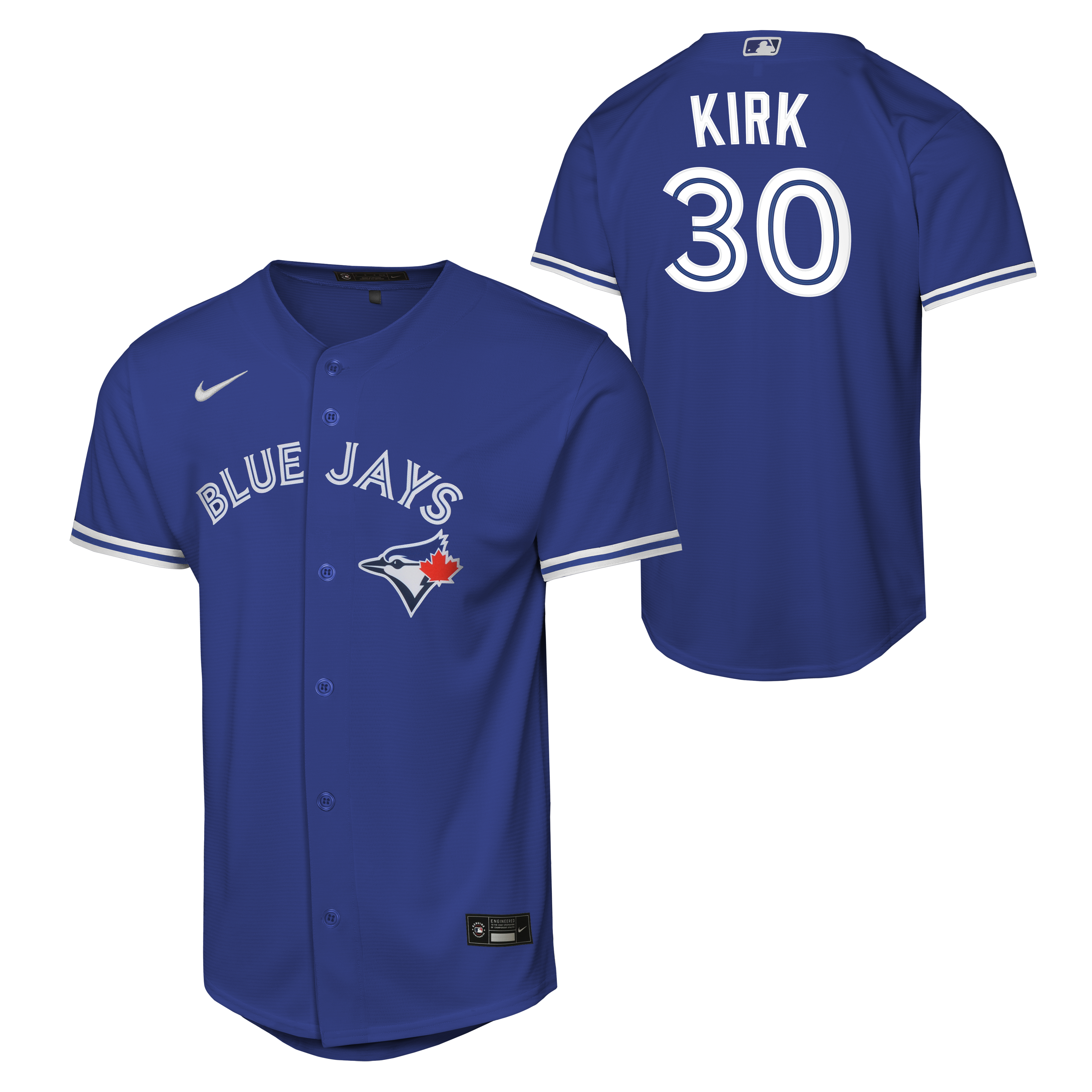 Youth Toronto Blue Jays Alejandro Kirk Alternate 2 Baseline Jersey