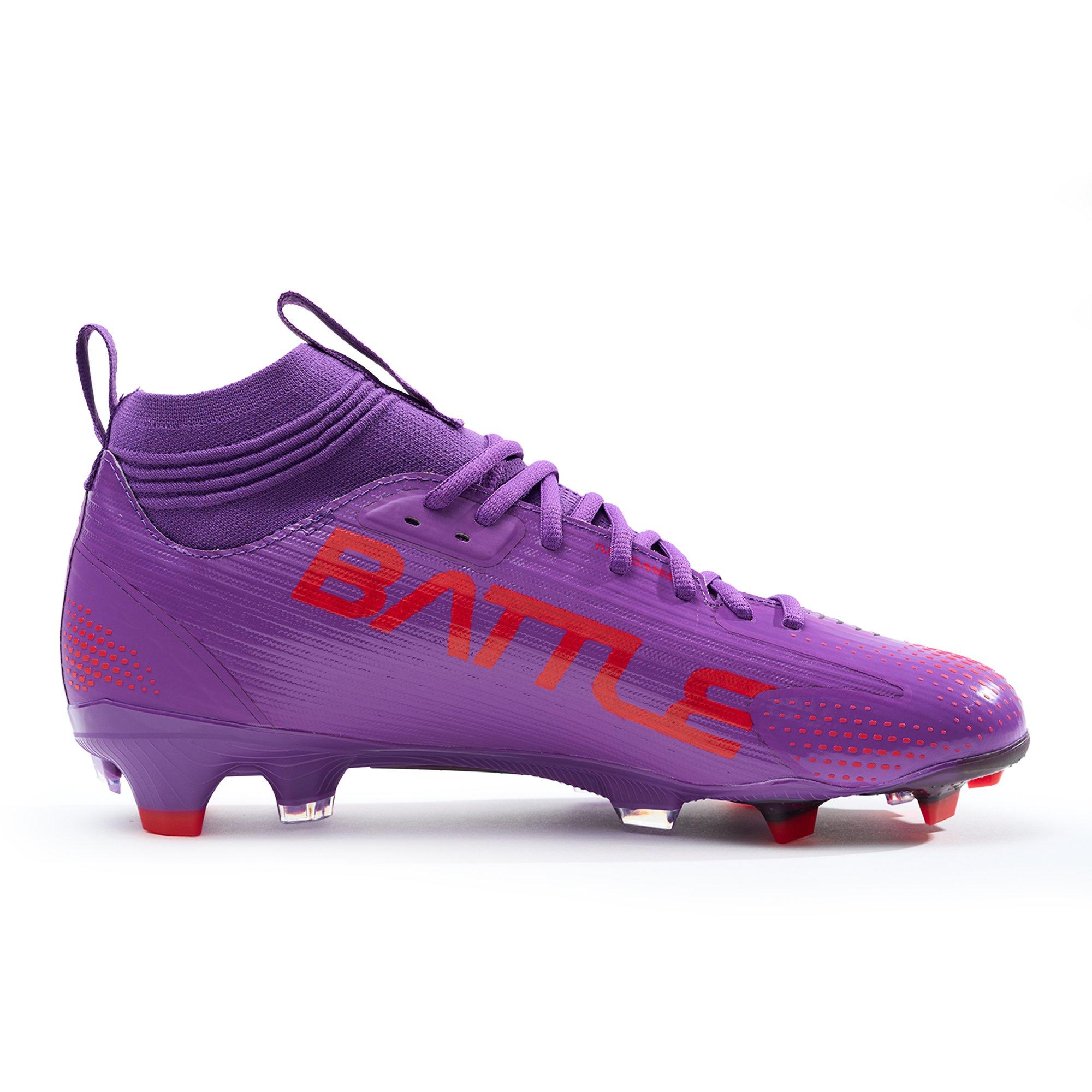 Varsity Purple / Neon Red