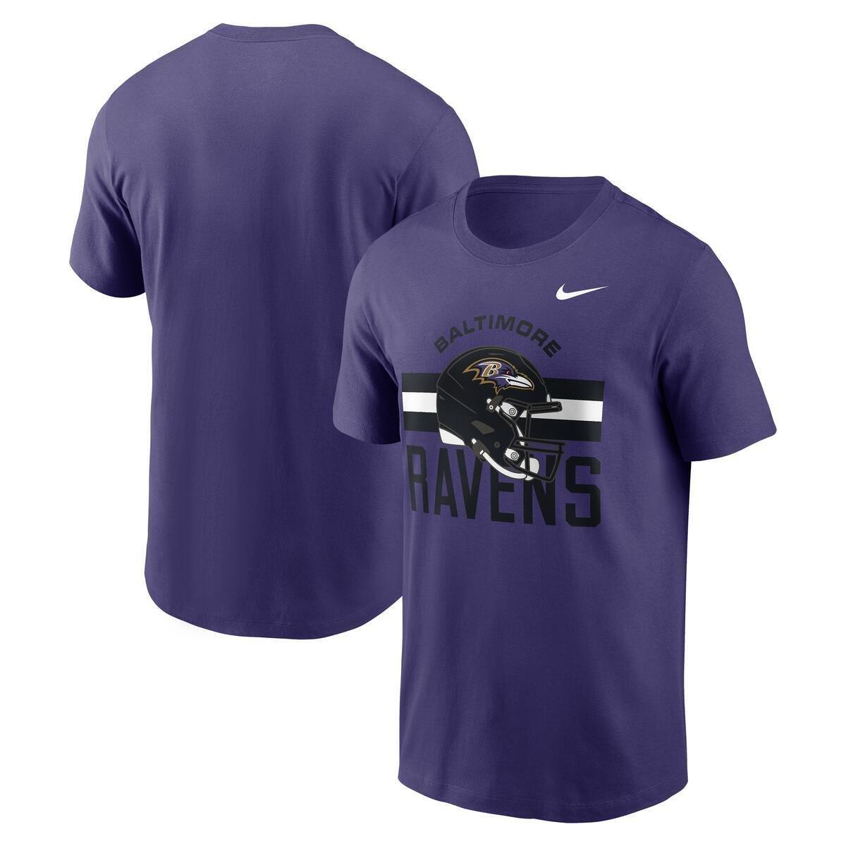 Men's Baltimore Ravens Essentials Helmet T-Shirt