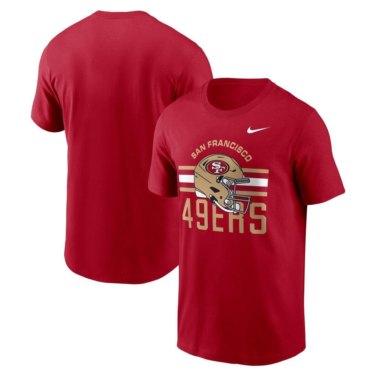 Men's San Francisco 49ers Essentials Helmet T-Shirt