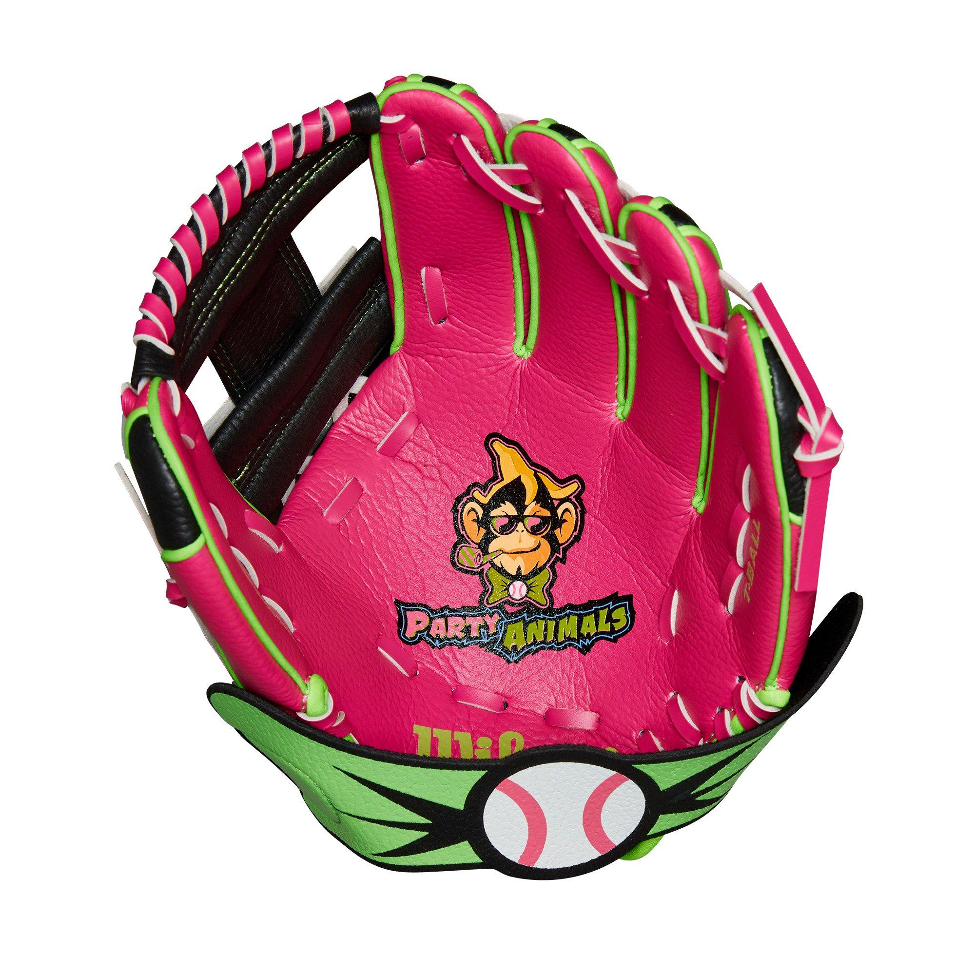 Youth A200 EZ Catch Party Animals 10", Left Hand Throw