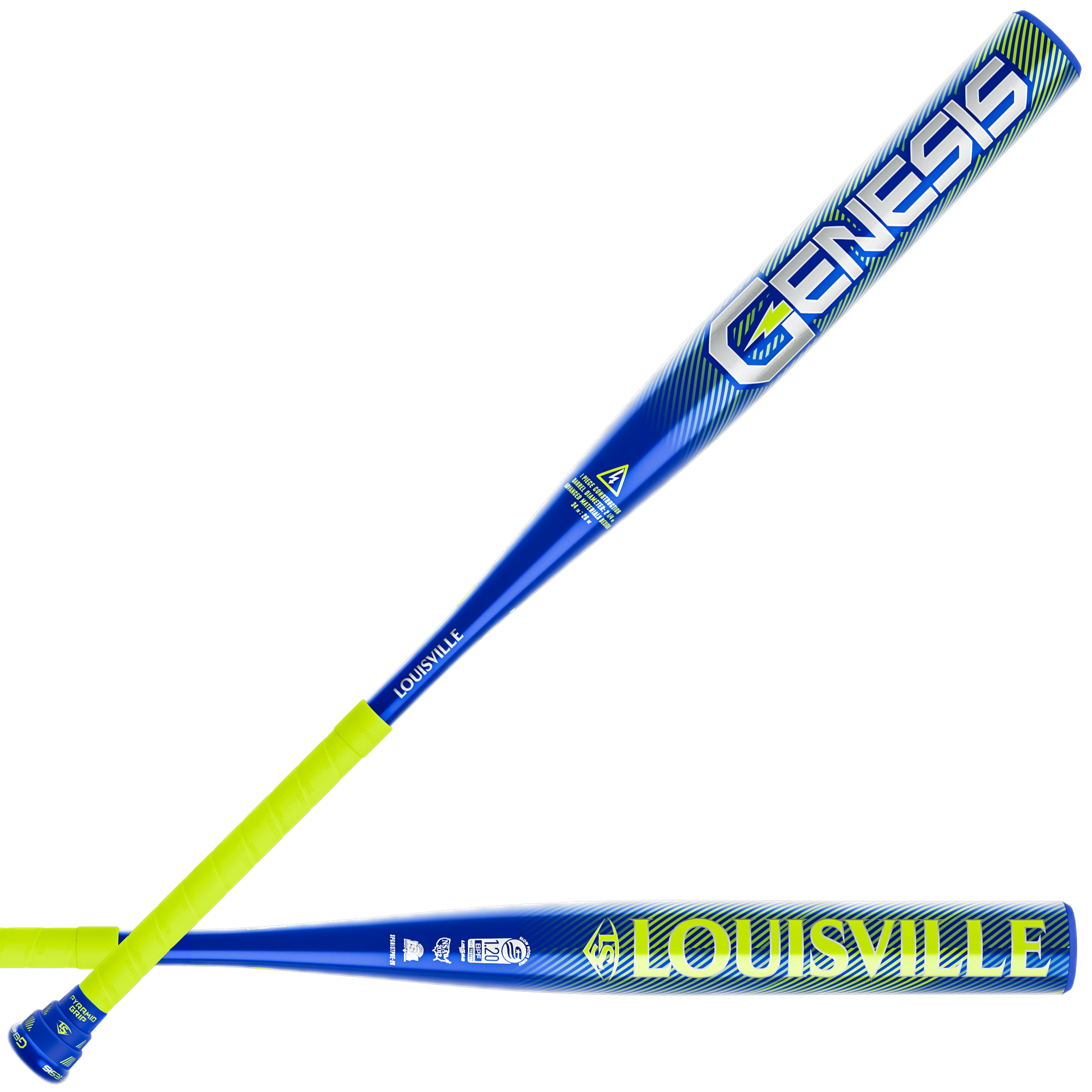 2026 Genesis Stripes USSSA 1 Piece Slowpitch Bat