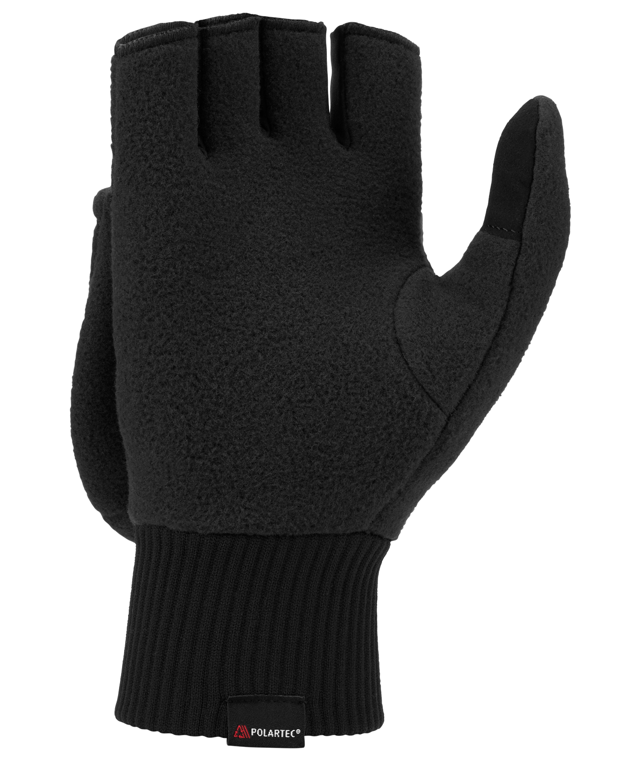 Men's Fleece Convertible Logo Man Gloves
