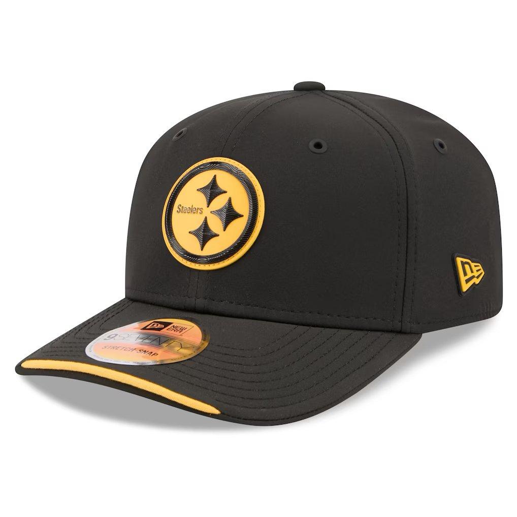 Men's NFL 2026 Pittsburgh Steelers Sideline 9SEVENTY Stretch-Snap Hat