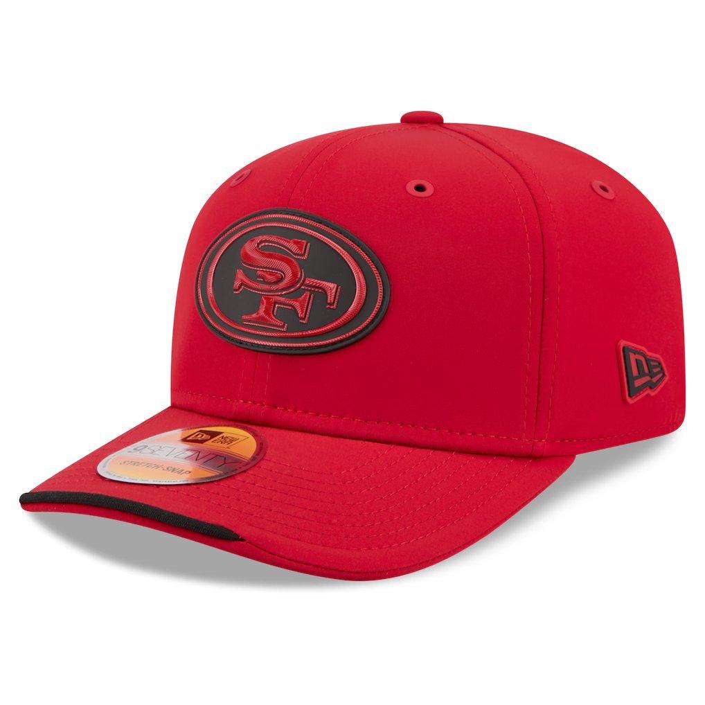 Men's NFL 2026 San Francisco 49ers Sideline 9SEVENTY Stretch-Snap Hat