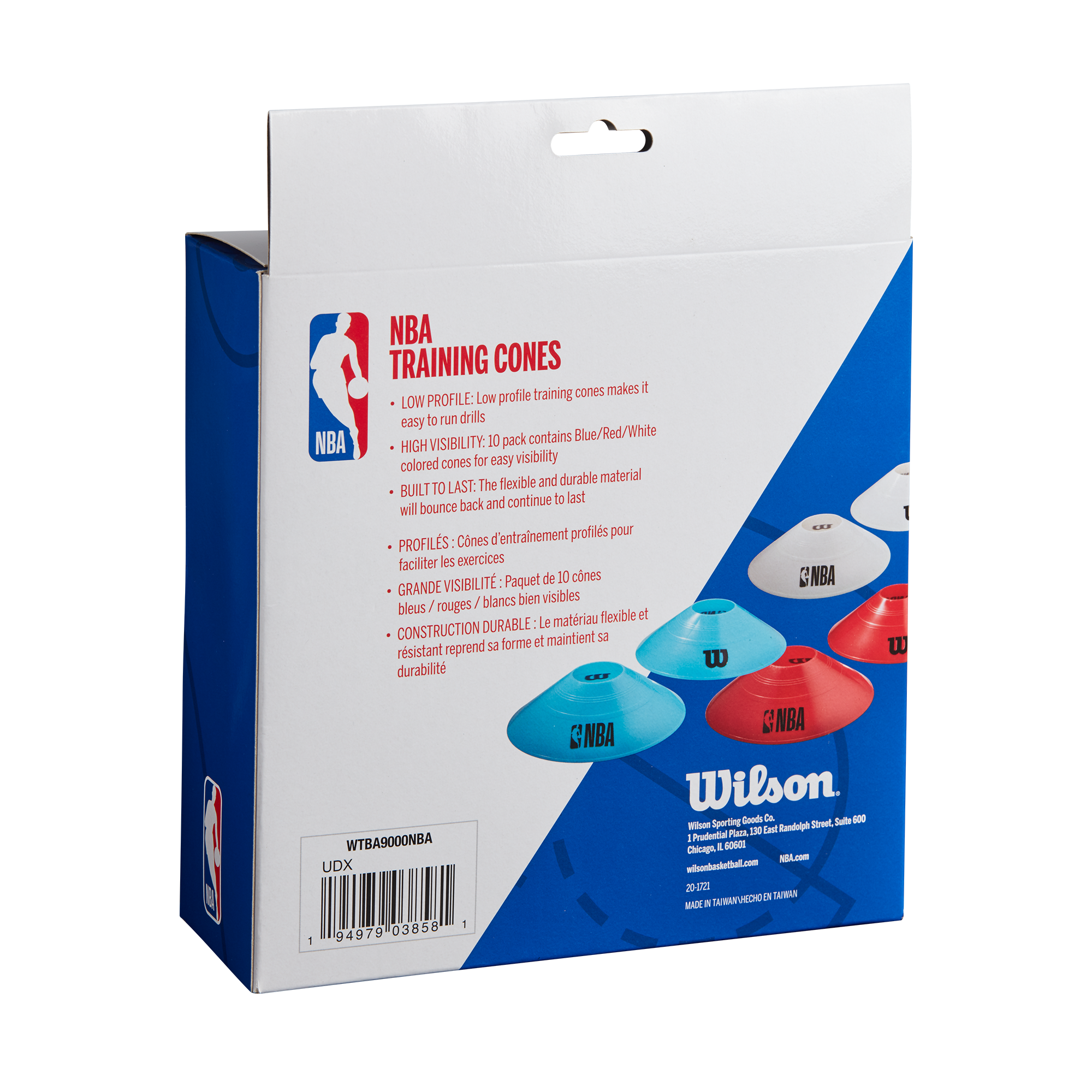 NBA Training Cones, 10 Pack