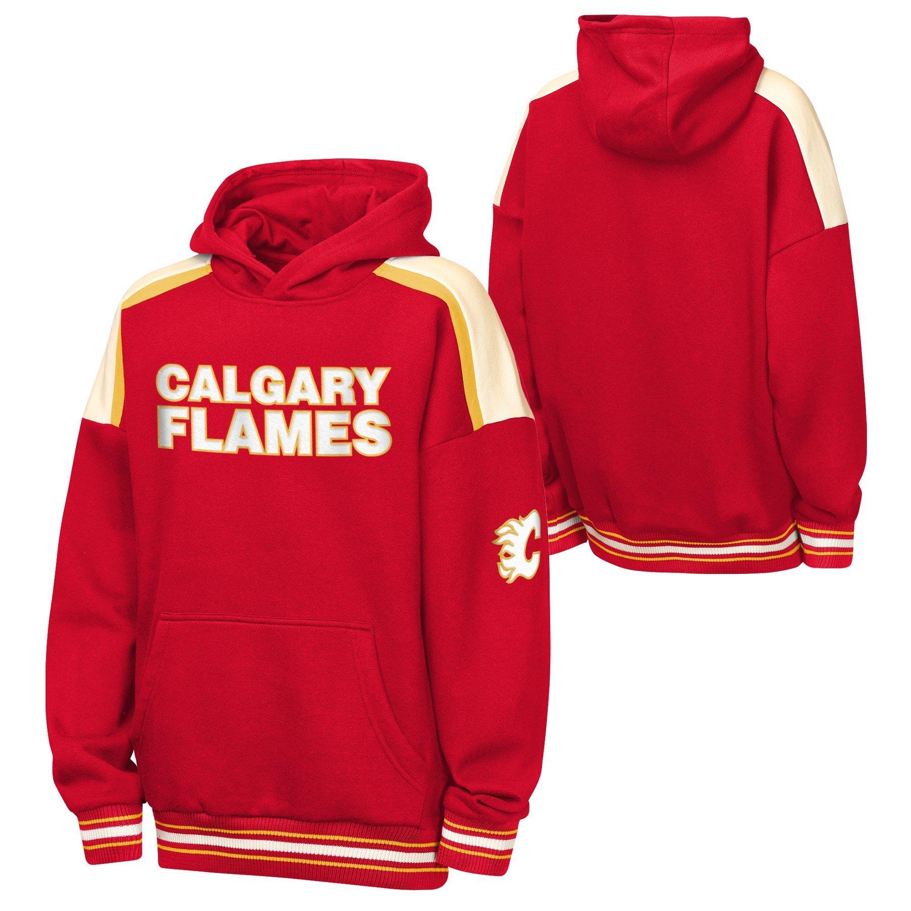 Youth Calgary Flames Camaraderie Fleece Hoodie