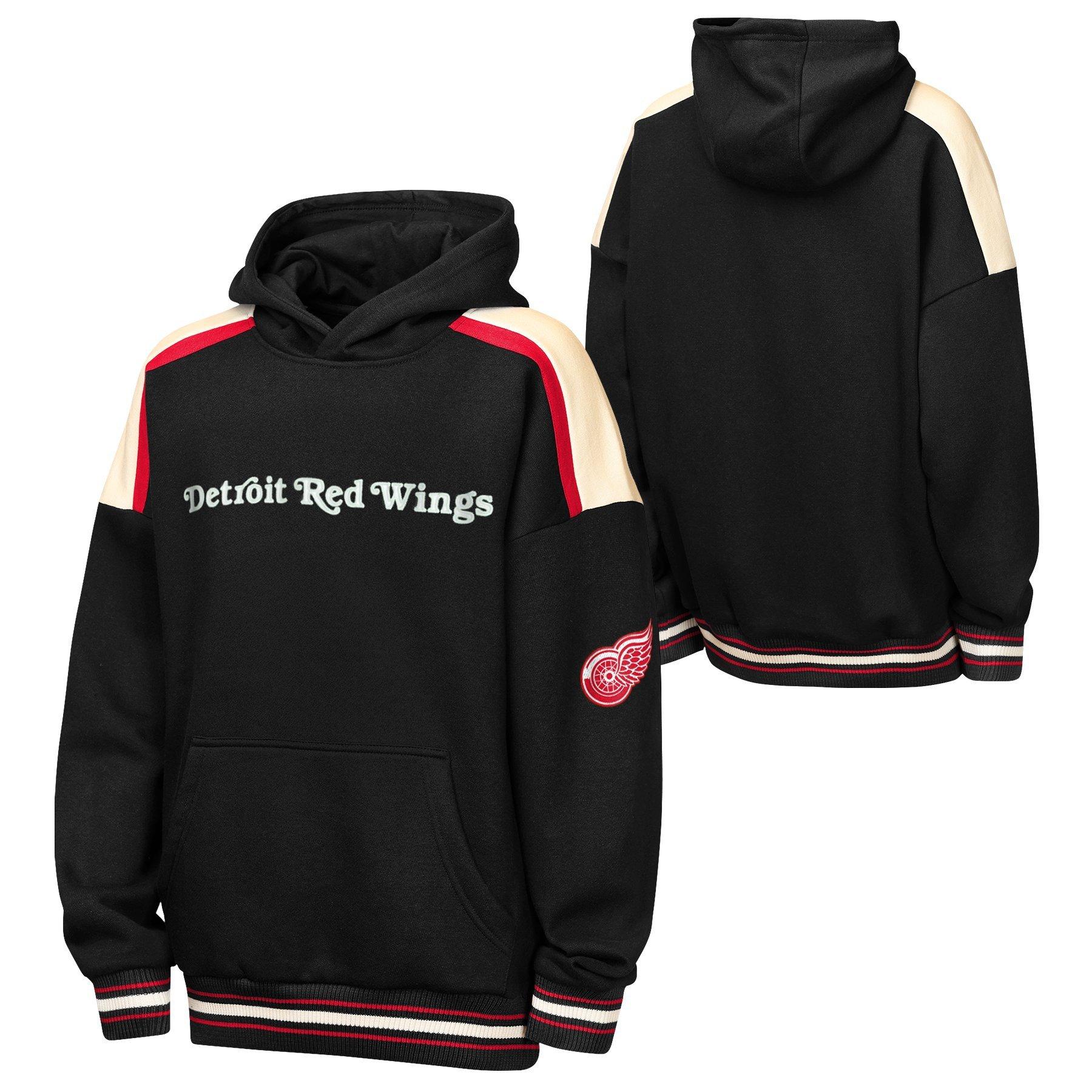 Youth Detroit Red Wings Reworked Classics Fleece Hoodie
