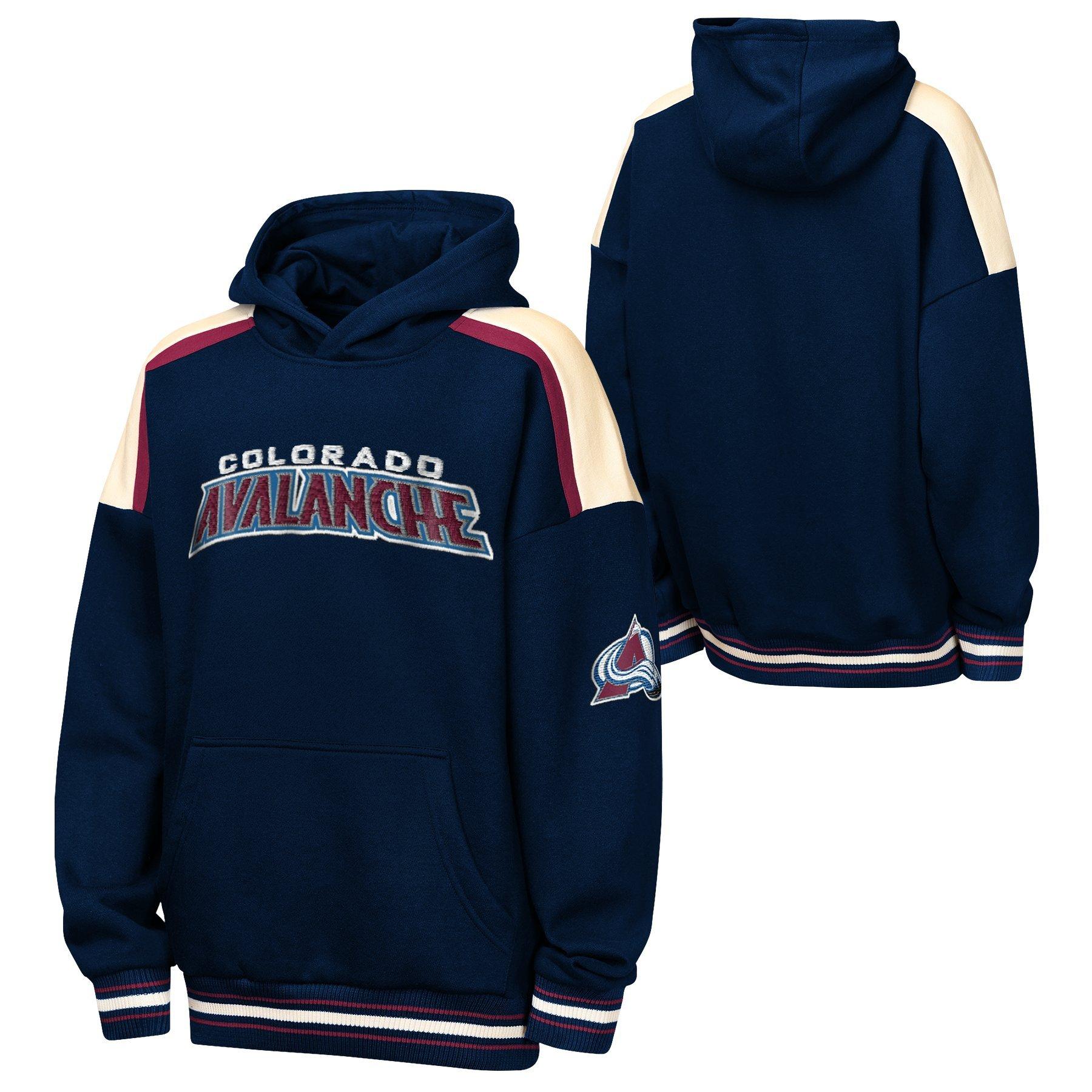 Youth Colorado Avalanche Reworked Classics Fleece Hoodie