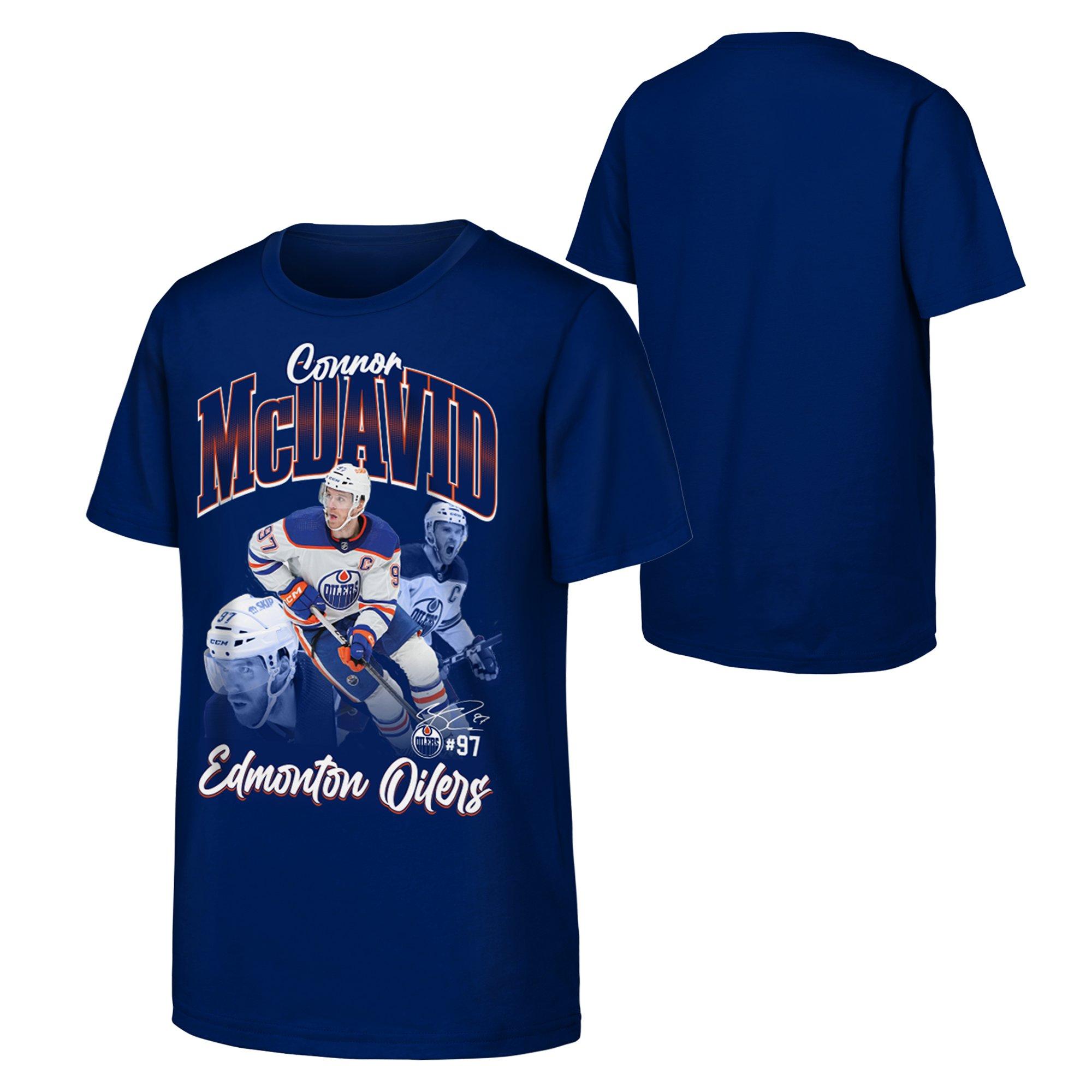 Youth Edmonton Oilers Connor McDavid Triple T-Shirt