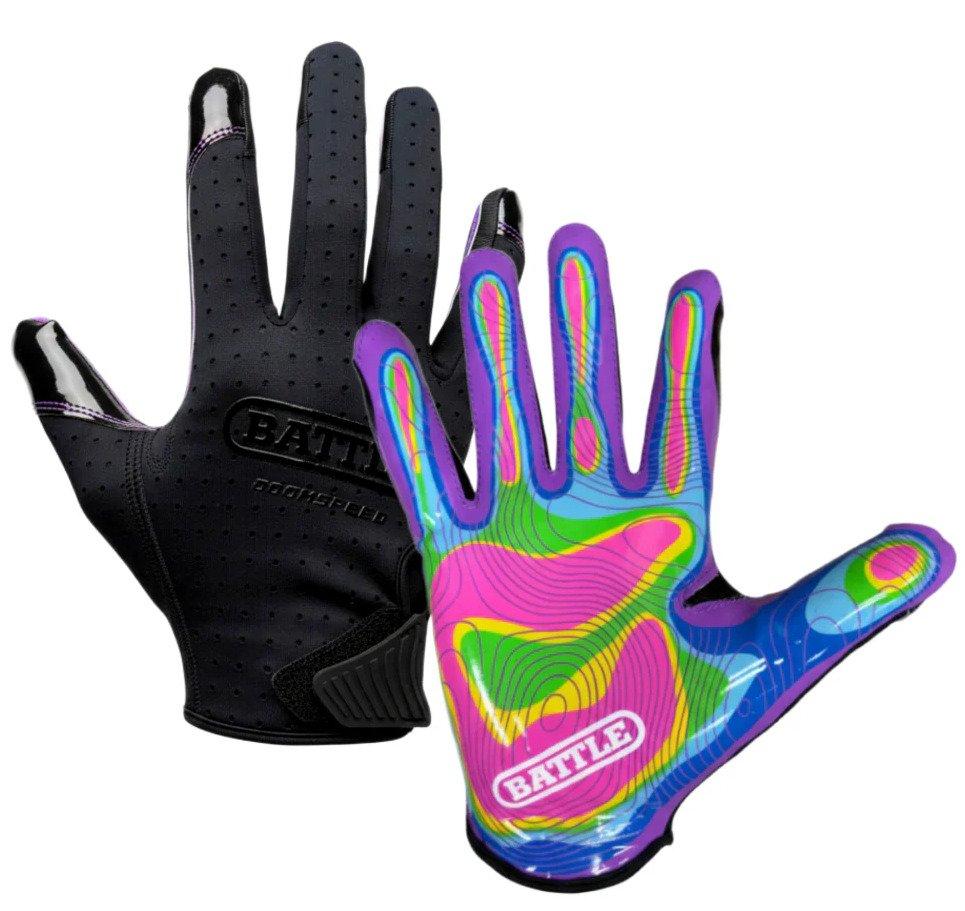 Senior Heat Map Football Gloves