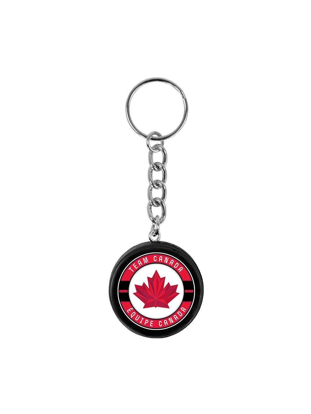 Team Canada Mini Puck Keychain