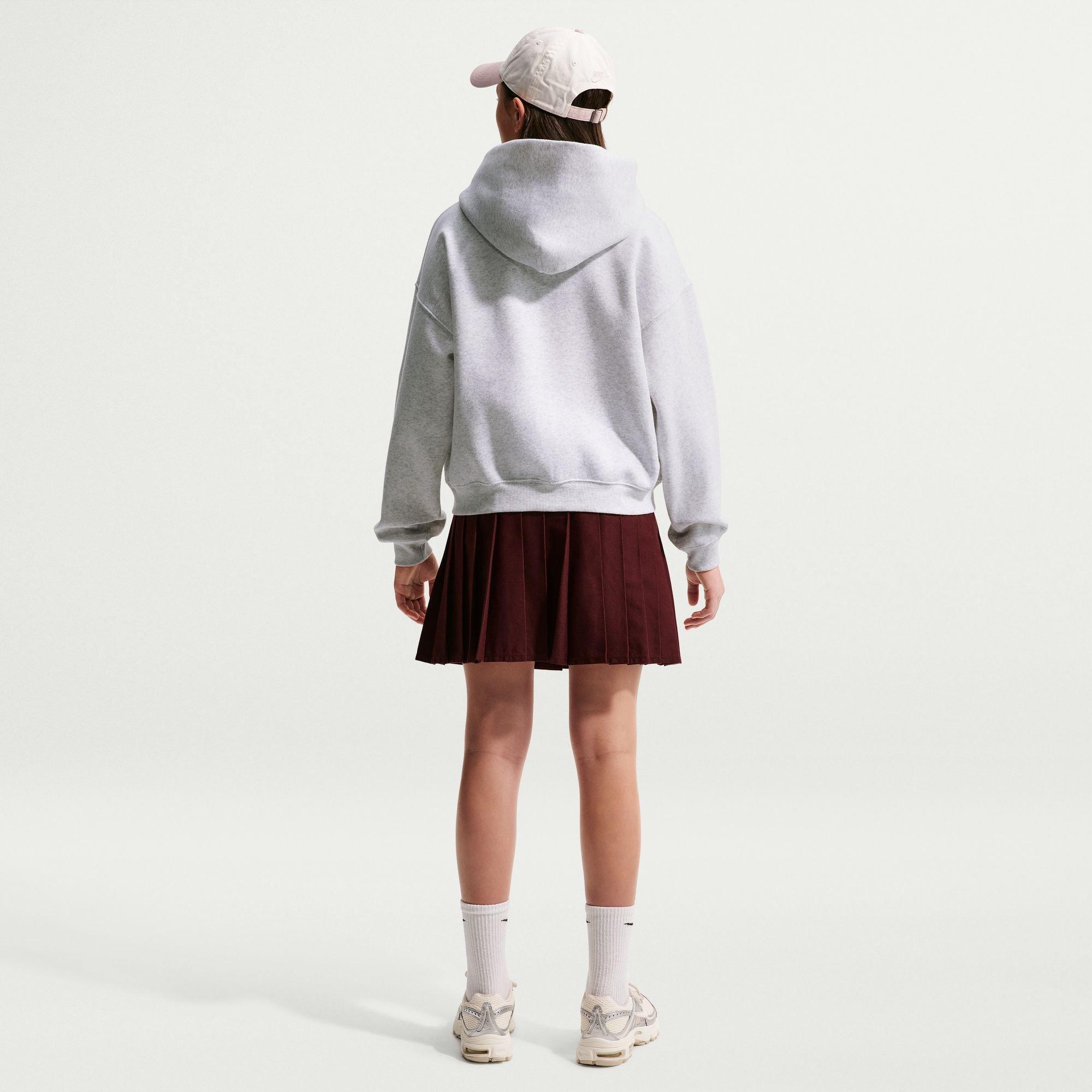 Girls' Studio Fleece Oversized Full-Zip Hoodie